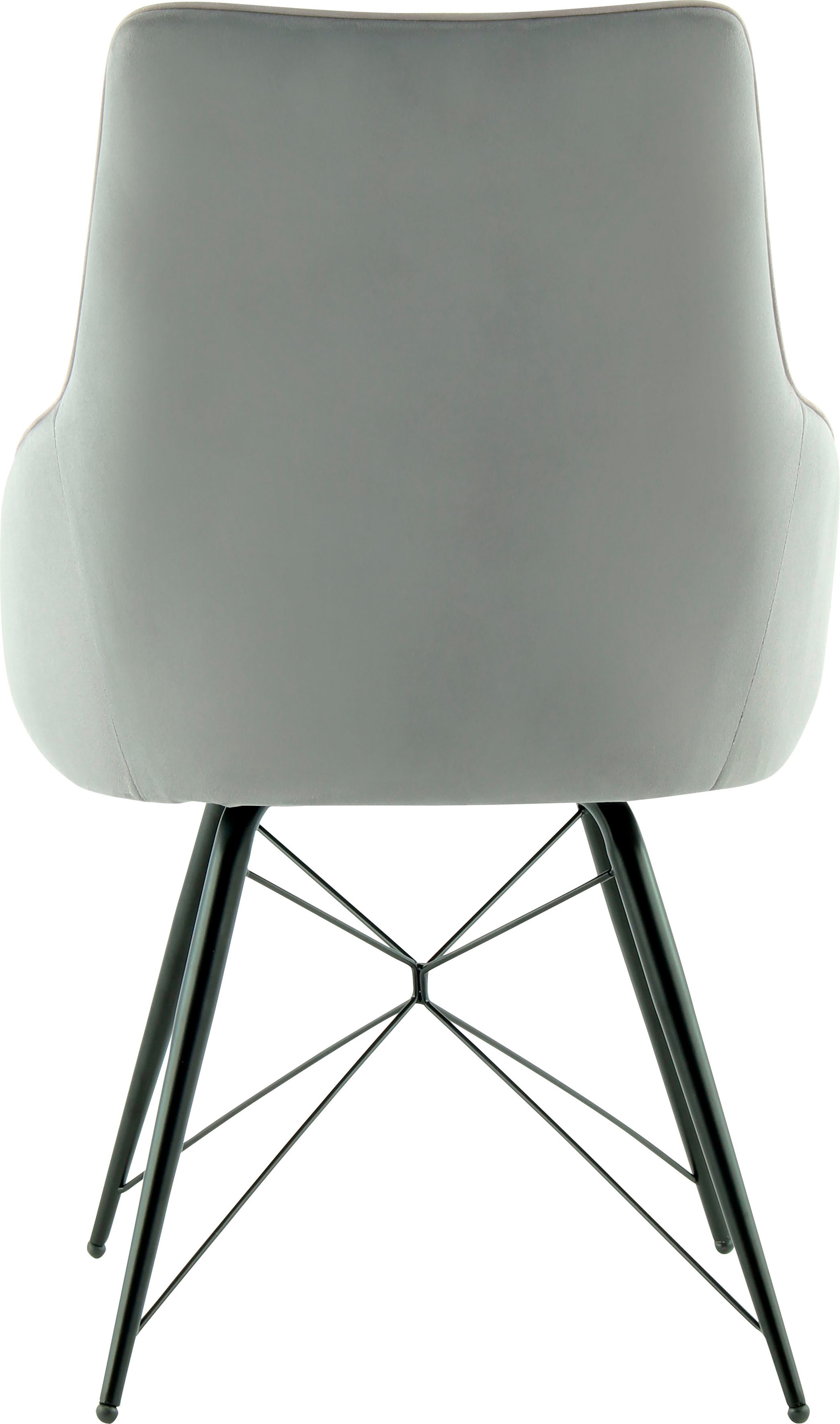 Kayoom Schalenstuhl »Stuhl Carol 125, Stuhl in attraktivem Retro-Look, zweifarbig gestaltet« (Set) 1 Stk.bequem, zweifarbig, angenehmes Sitzgefühl, zweifarbig gestaltet