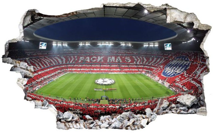 Image of Wall-Art Wandtattoo »Aufkleber FCB Stadion Pack Ma's«, (1 St.) bei Ackermann Versand Schweiz