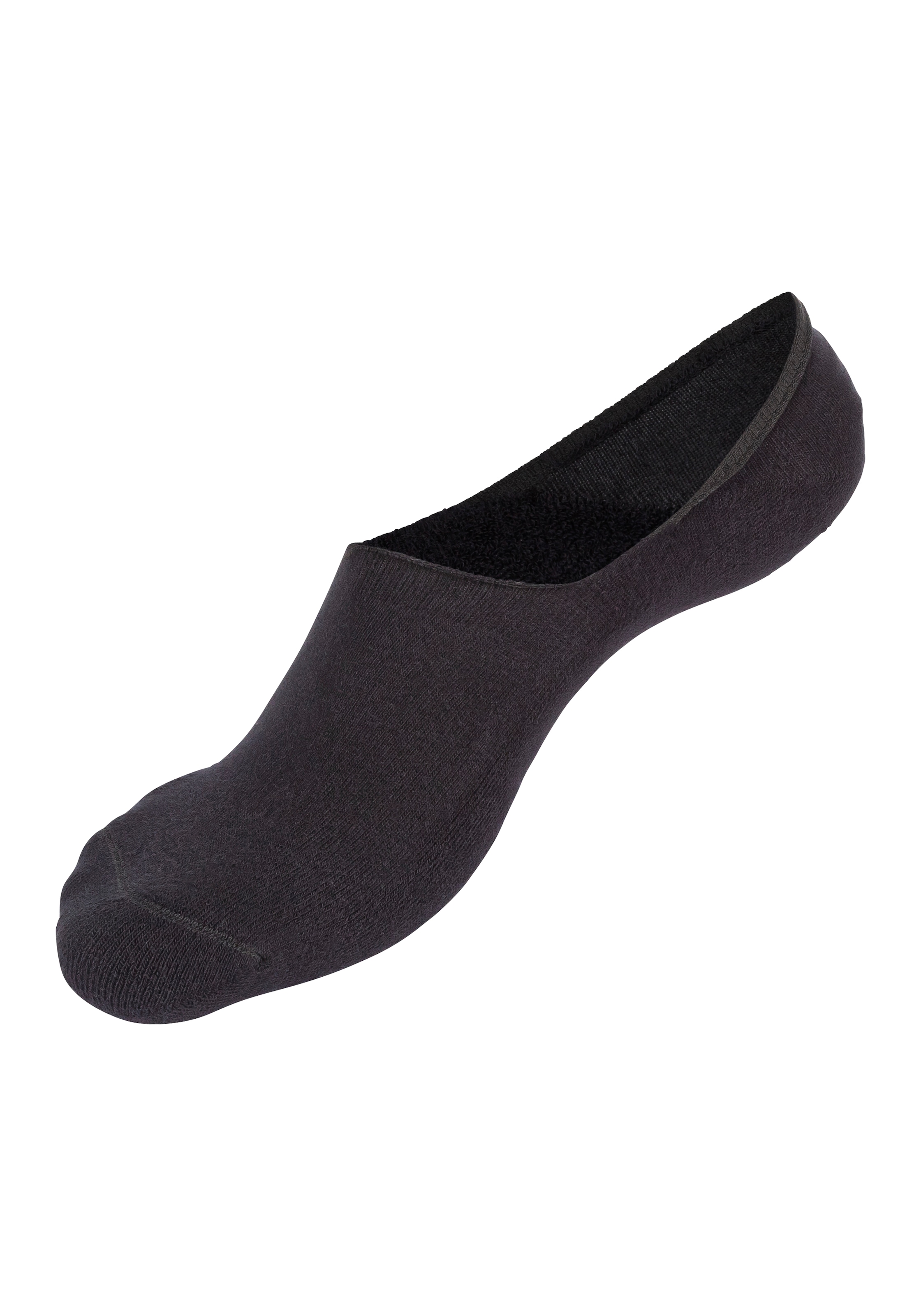 Apollo Füsslinge, (3er Pack), unsichtbare Sneakersocken No-show, Silikonferse, perfekten Passform!