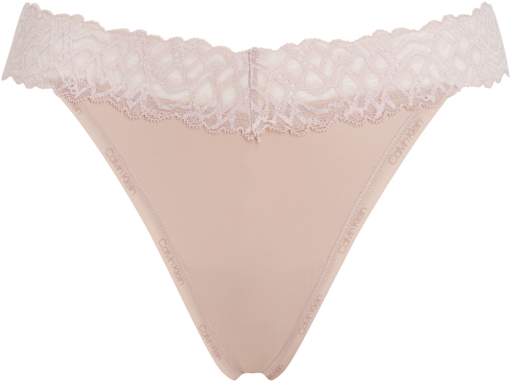 Calvin Klein Underwear Stringtanga »THONG«, mit Spitze am Bund