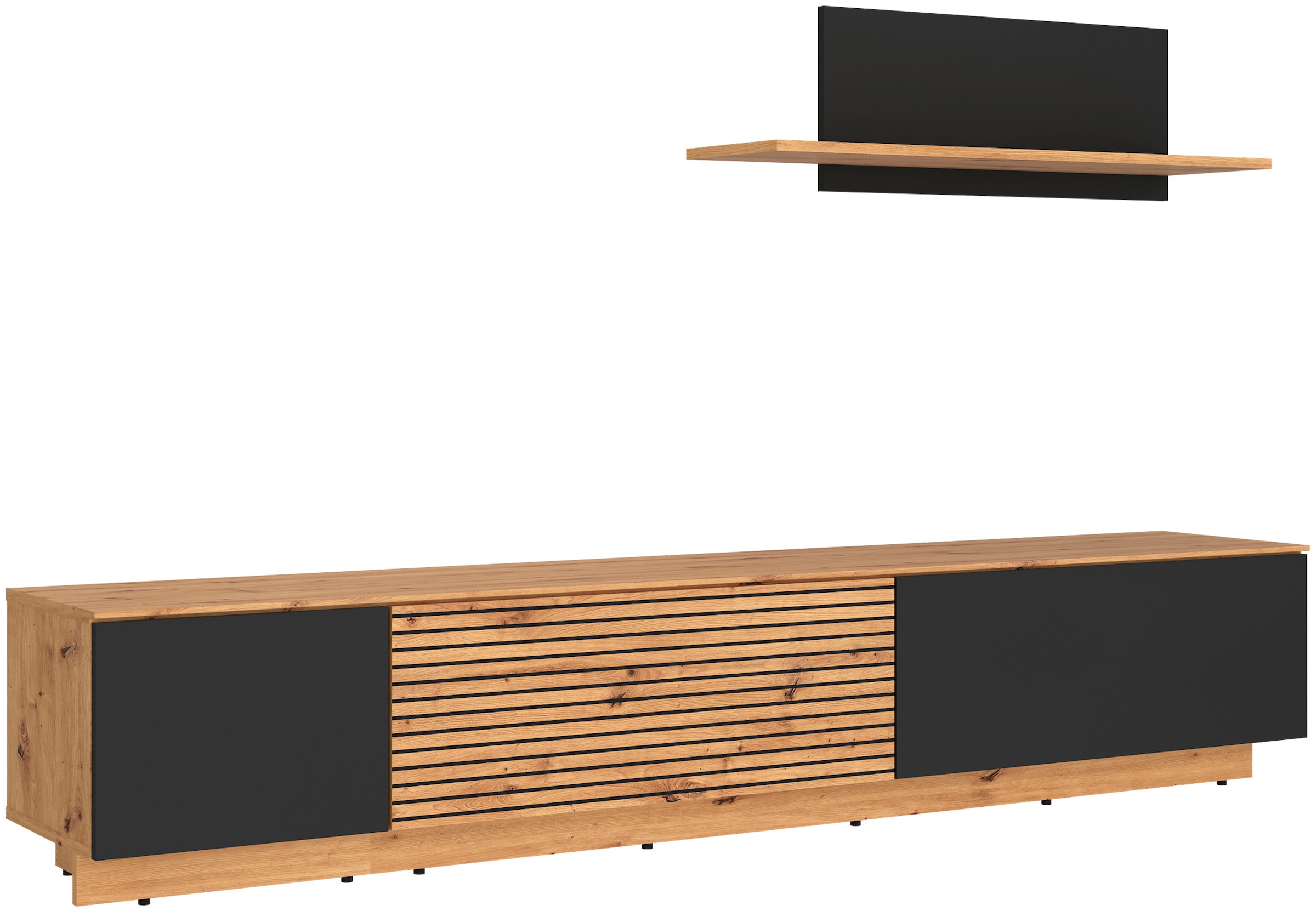 GOODproduct Meuble mural »mit Lowboard und Paneel«