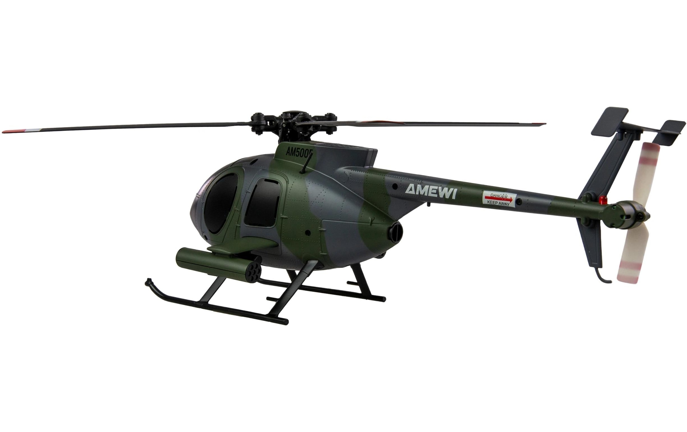 Amewi Hélicoptère RC »Helikopter Hughes MD500 Militär 4-Kanal 6G RTF«