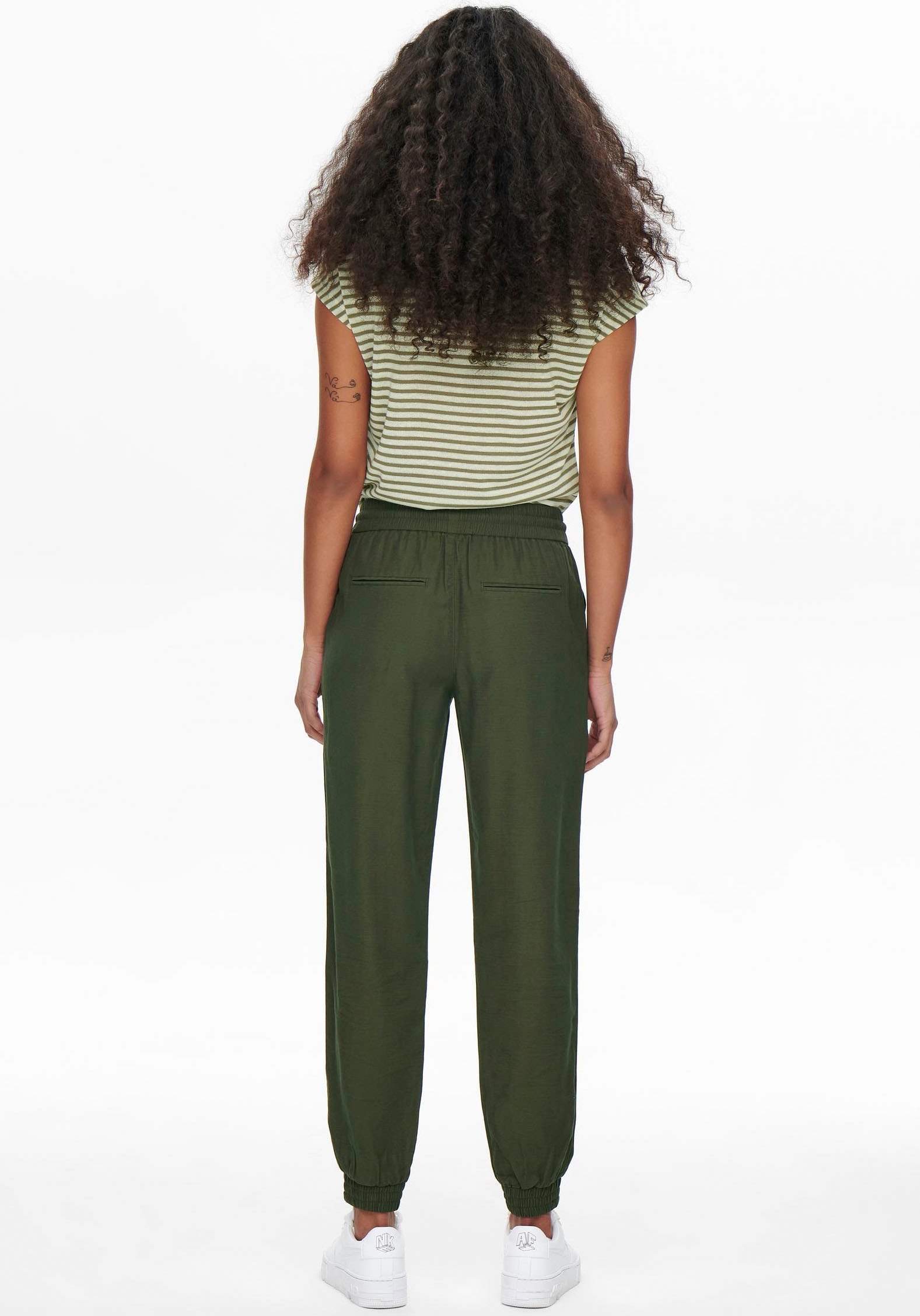 ONLY Pantalon de jogging »ONLKELDA-EMERY MW PULL-UP PANTS«