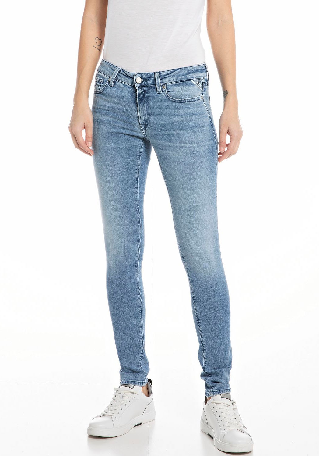 Replay 5-Pocket-Jeans »NEW LUZ Skinny Fit«, in Ankle-Länge