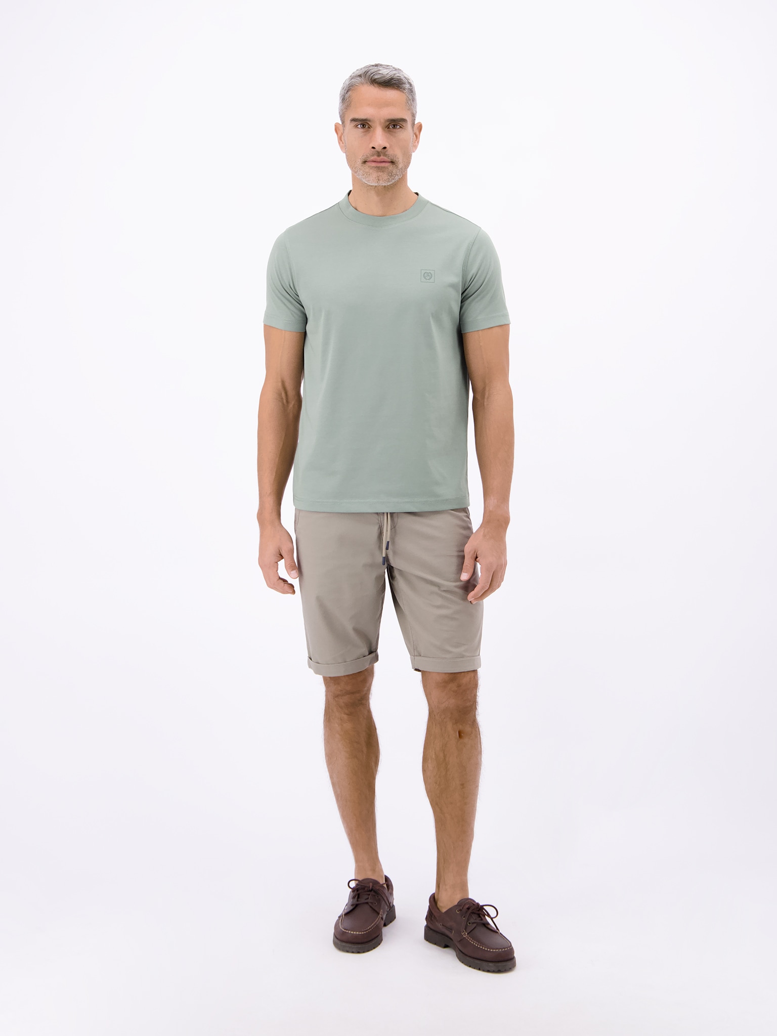 LERROS T-shirt avec broderie logo