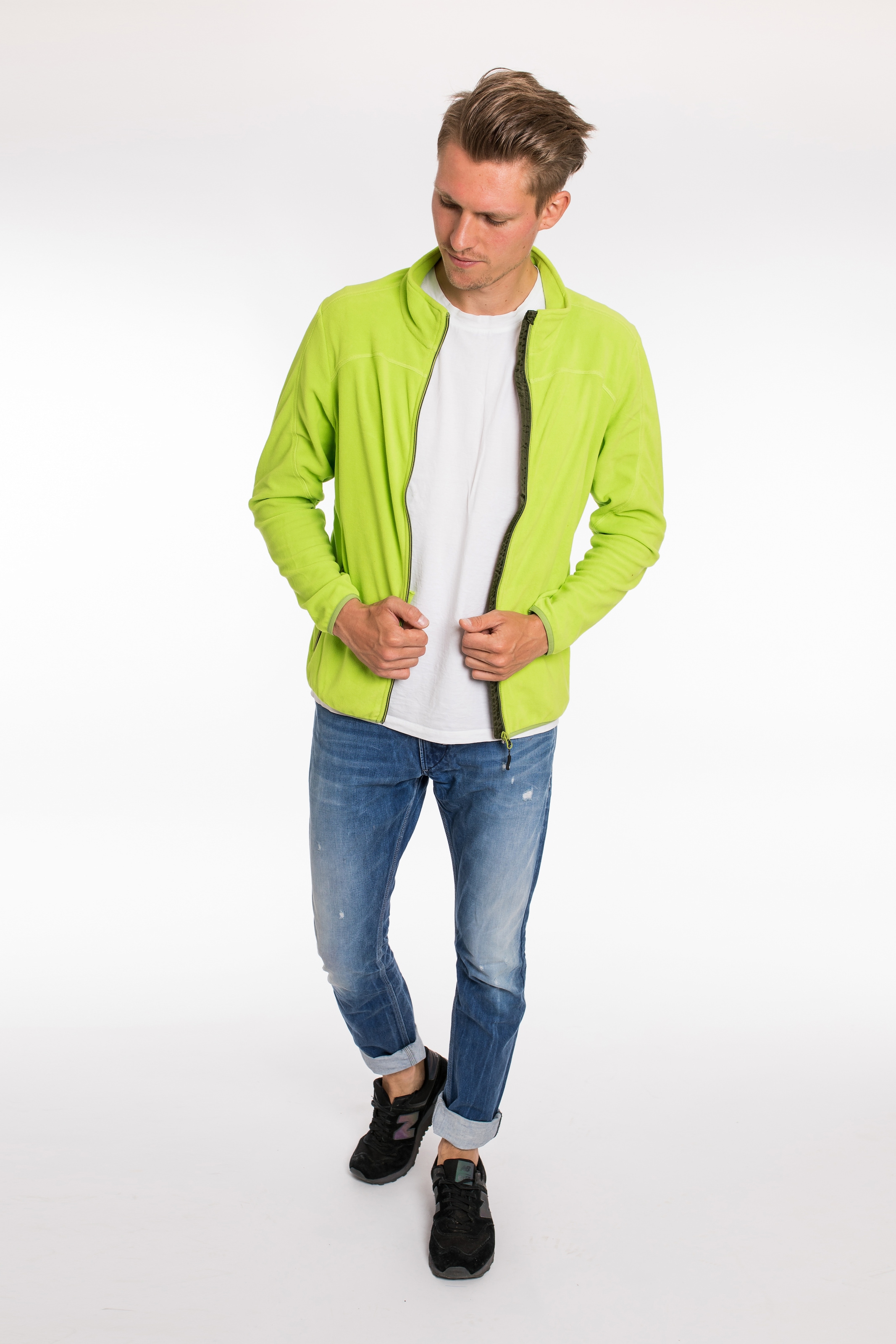 DEPROC Active Veste polaire »KIRKVALE MEN« veste polaire douce au style traditionnel