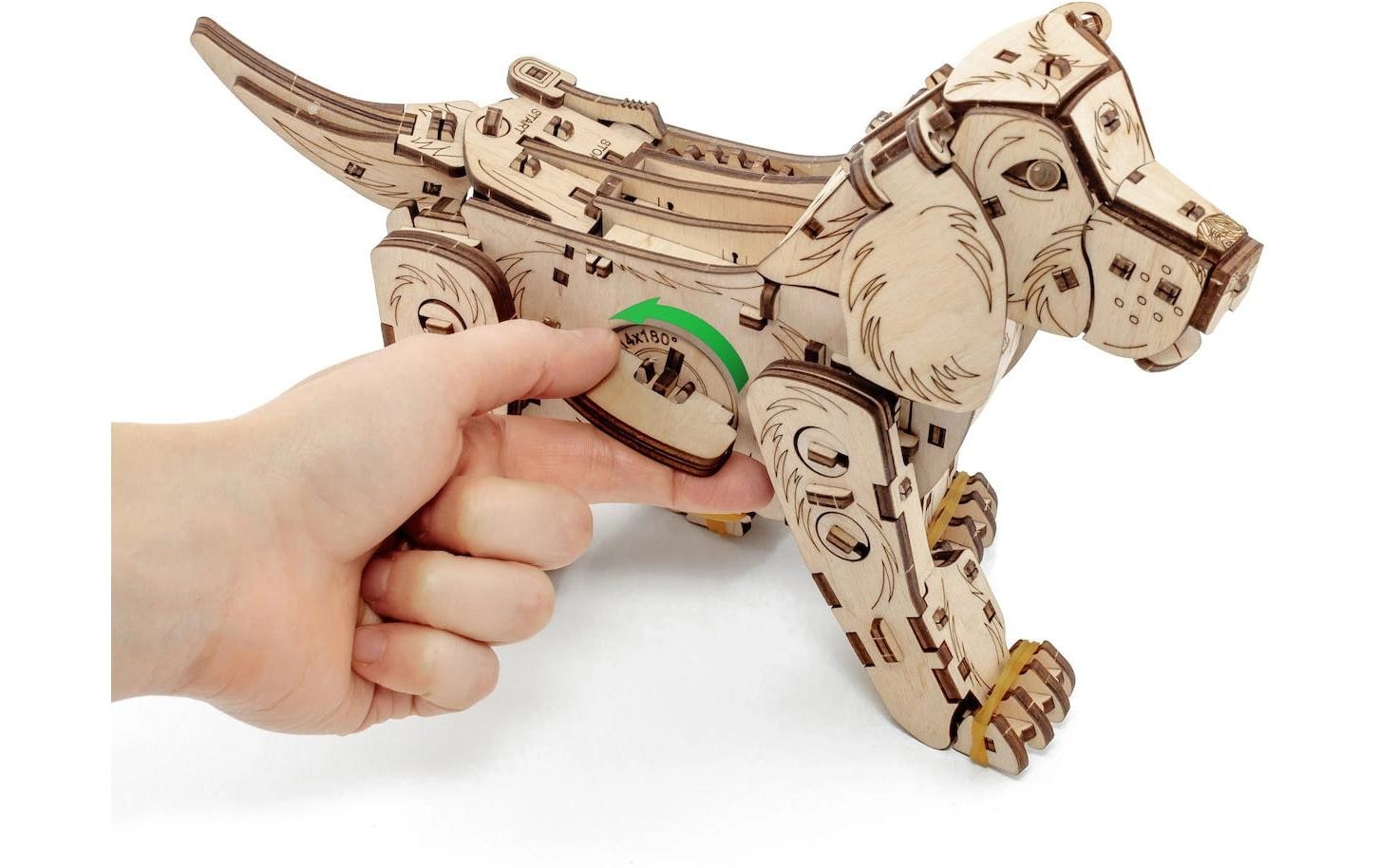   Modellbausatz »Eco-Wood-Art Welpe« 220 Stk. tlg.