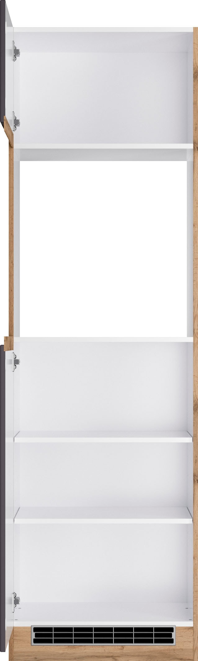 KOCHSTATION Armoire d'encastrement pour four »KS-Riesa« Largeur 60 cm, façades MDF