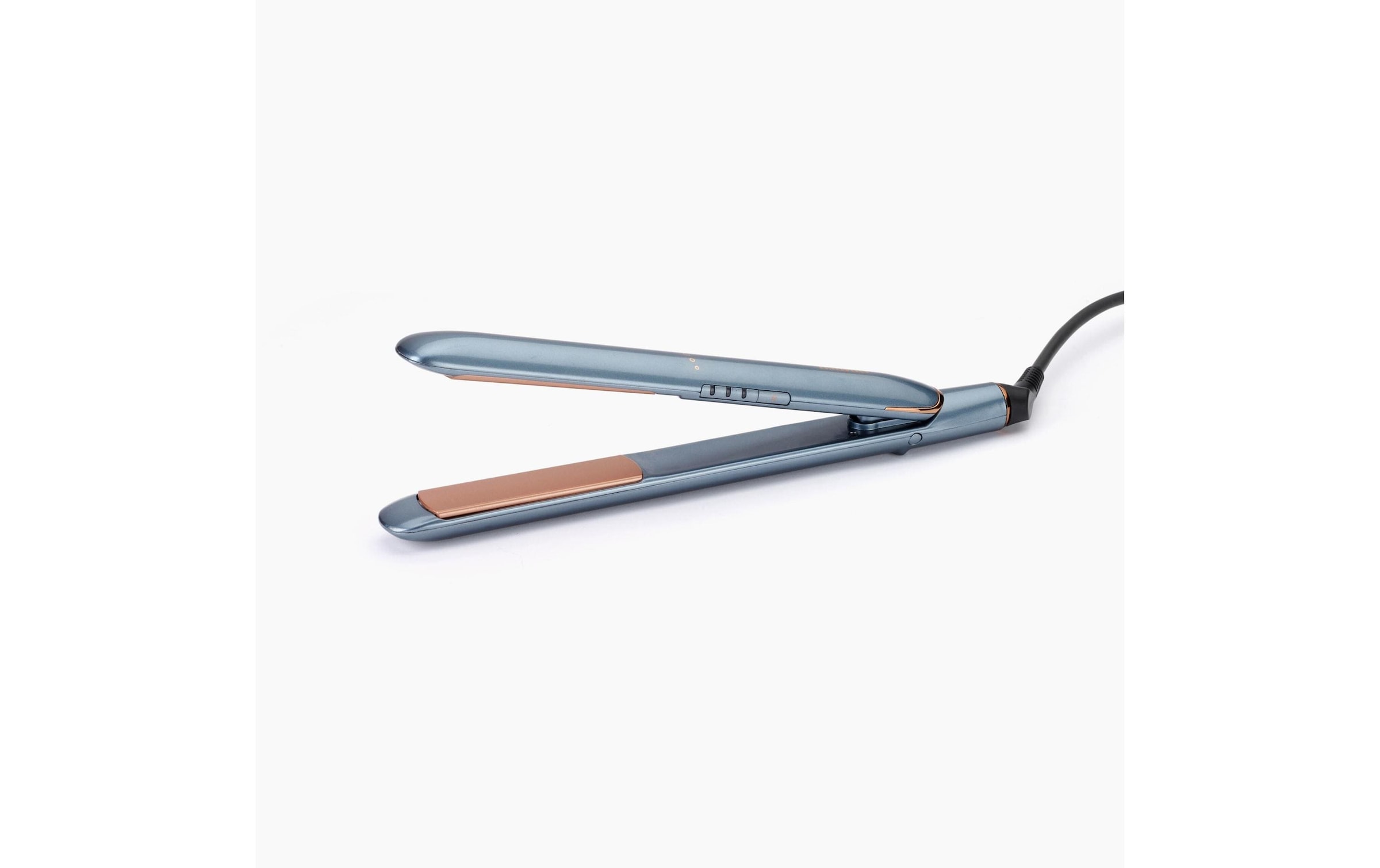 BaByliss Glätteisen »BaByliss Denim Luxe Glätteisen mit Titan-Keramikplatten, ST251PE« 3 Temperaturstufen bis 235 °C, schnelles Aufheizen, 25 mm Platten