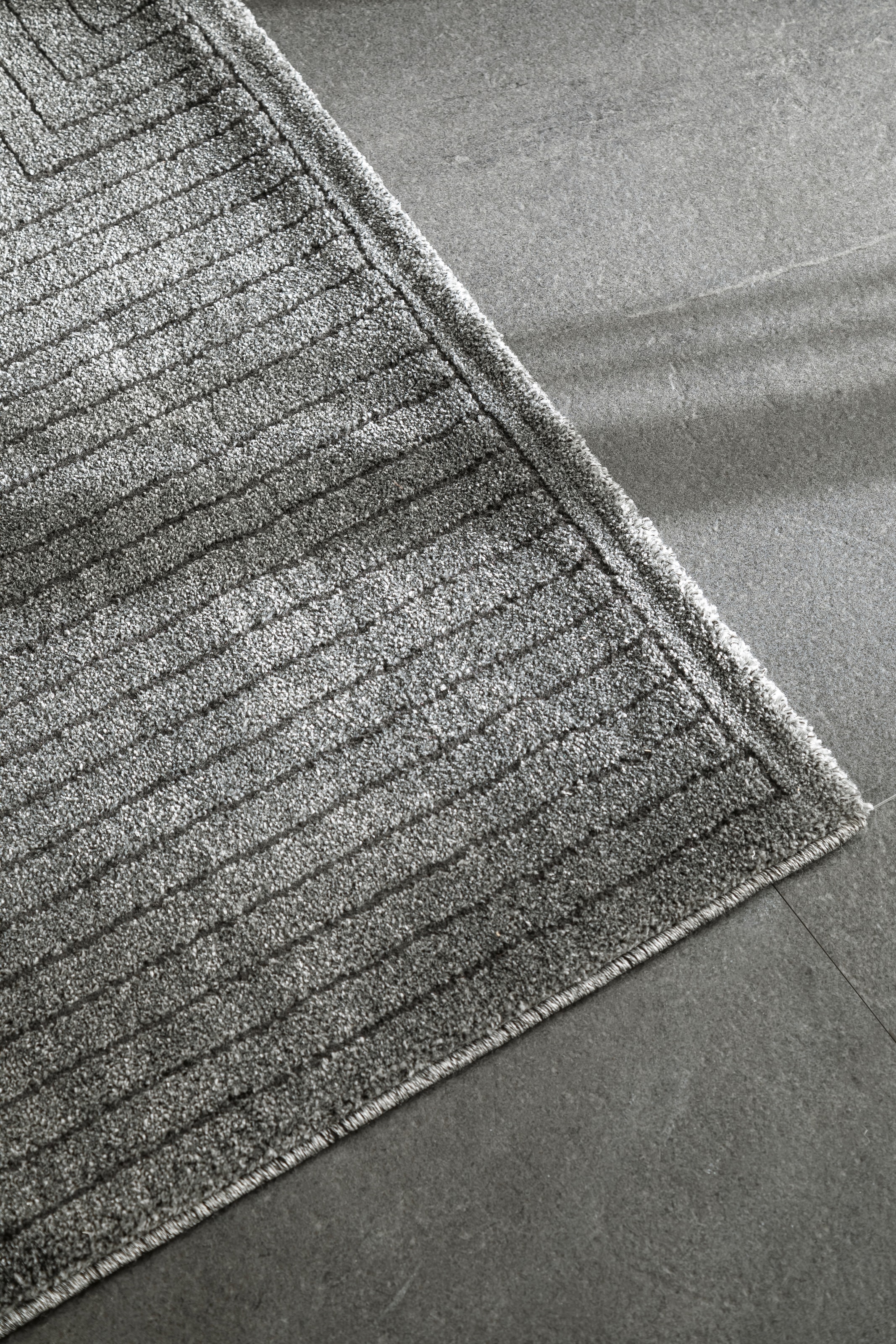 SCHÖNER WOHNEN-Kollektion Teppich »Pure 6317-242«, rechteckig, 22 mm Höhe, Kurzflor, Hoch Tief Struktur, Wohnzimmer, Schöner Wohnen Kollektion