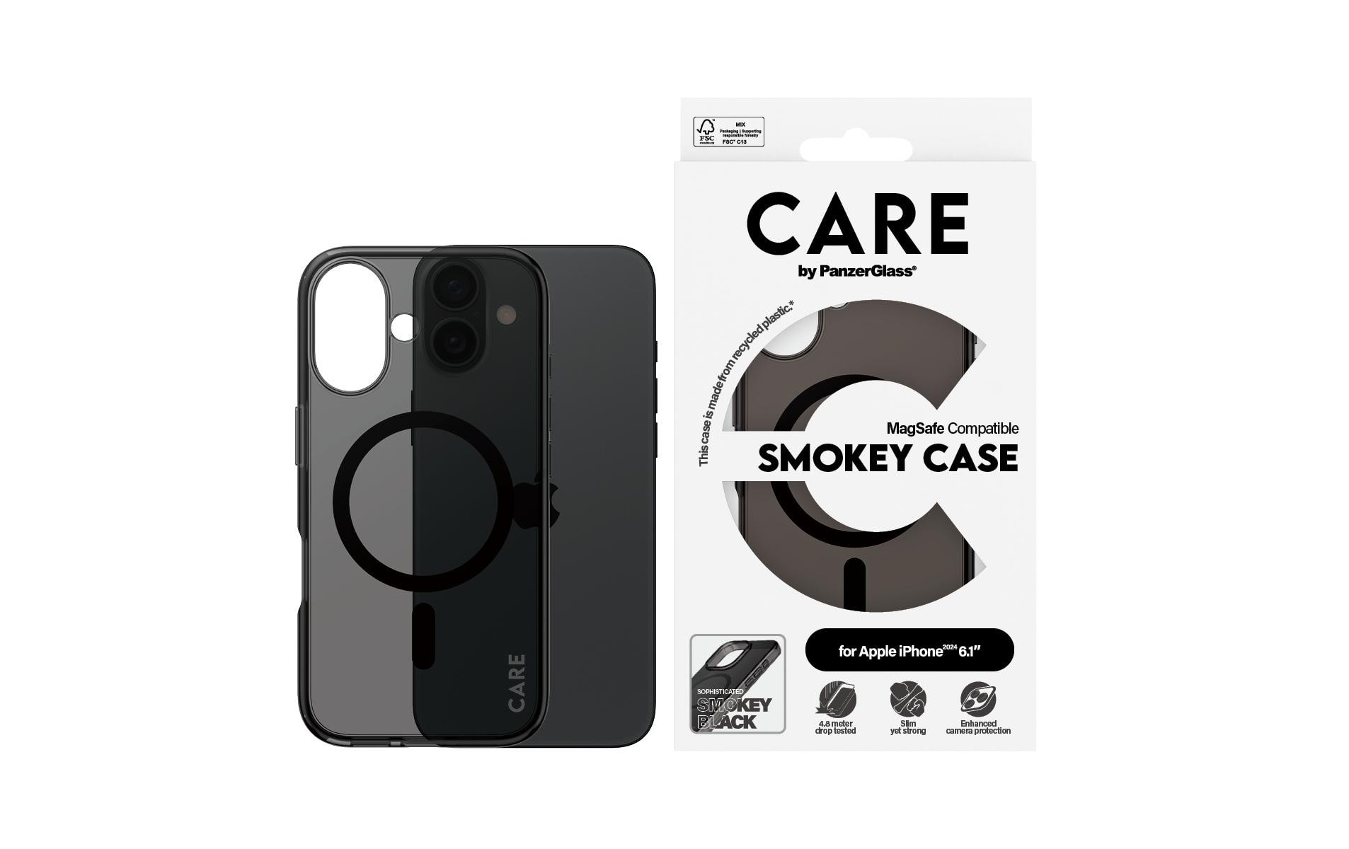 CARE by PanzerGlass Backcover »Flagship iPhone 16«, iPhone 16
