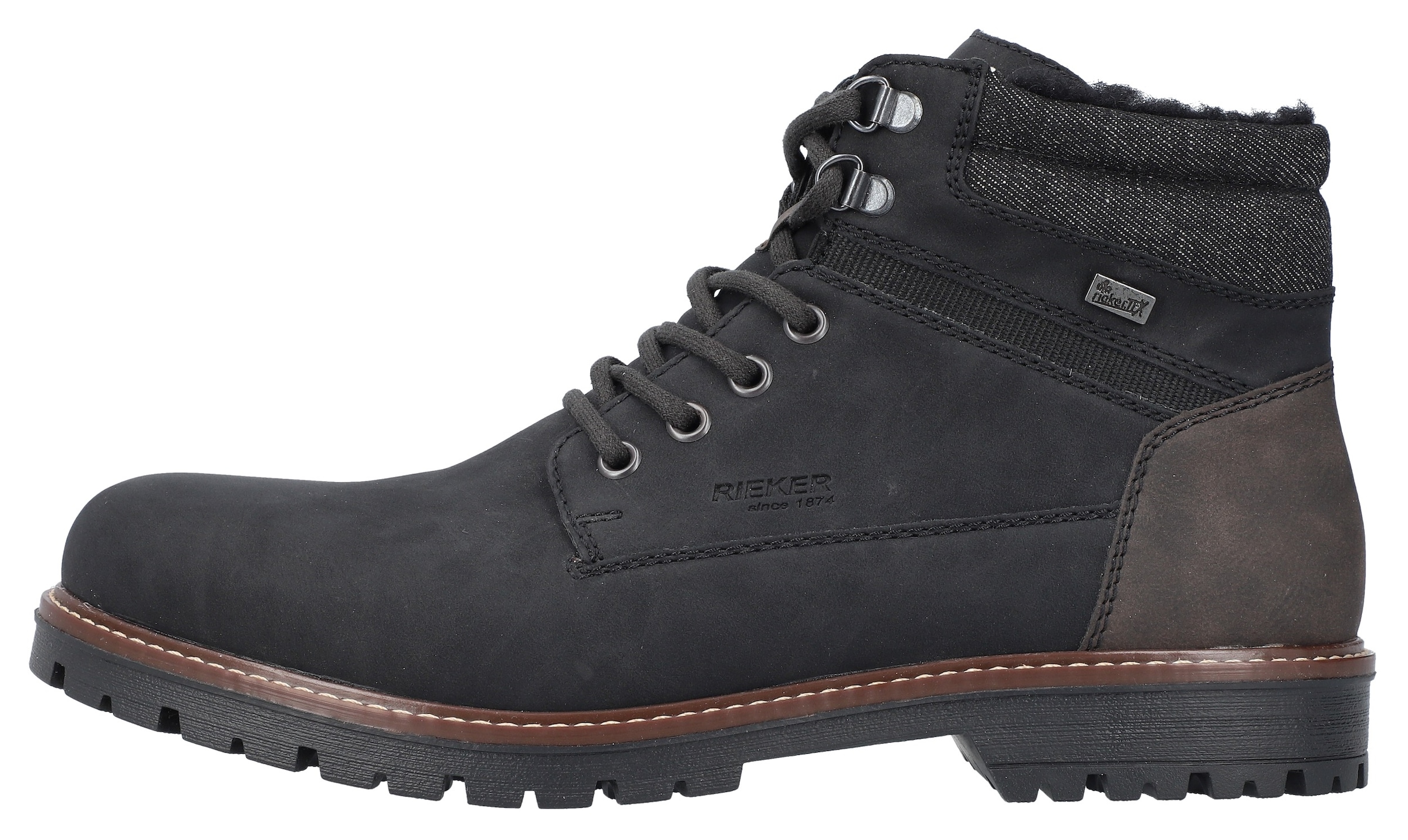 Image of Rieker Winterstiefelette, Winterboots, Schnürstiefelette mit TEX-Membran