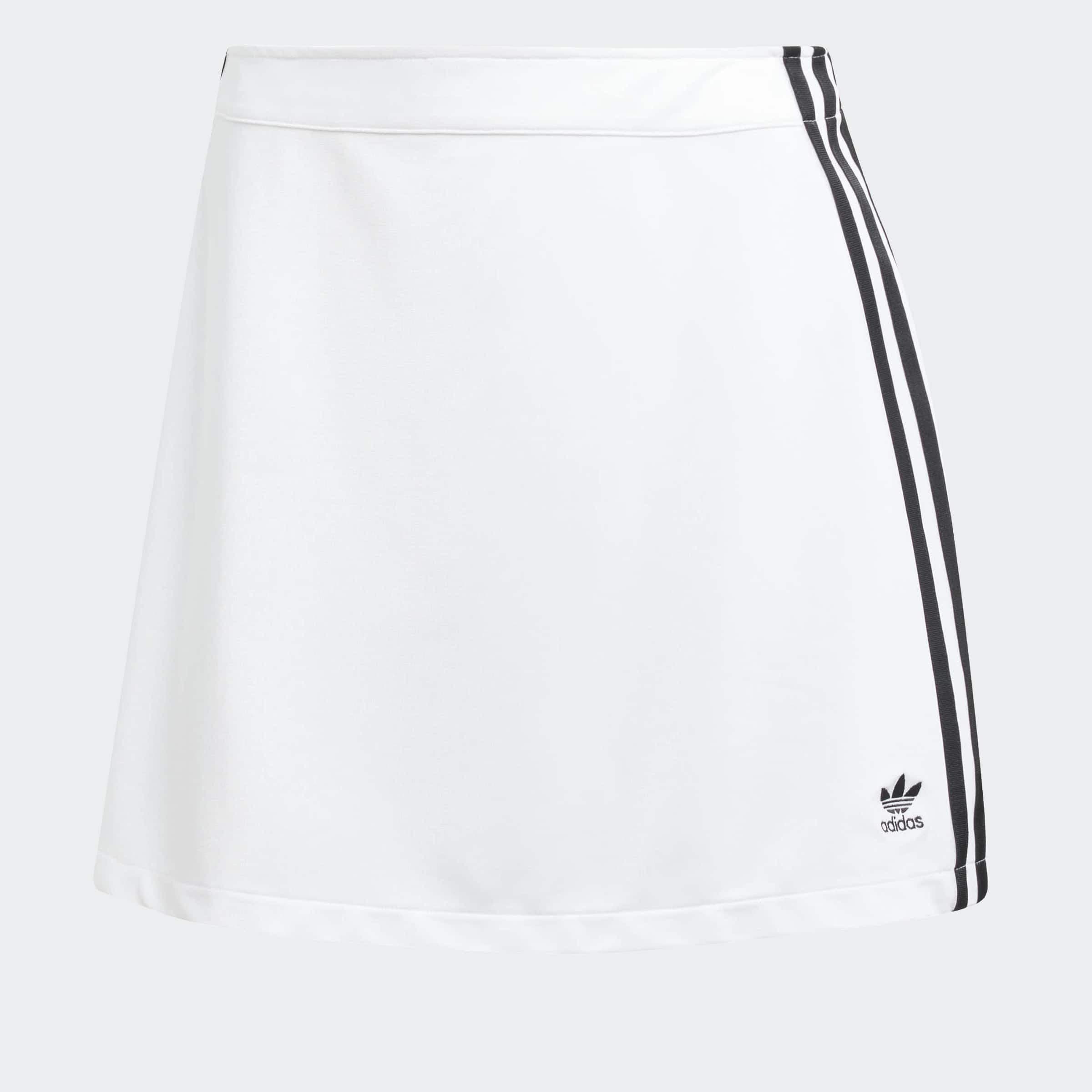 adidas Originals Sweatrock »ADICOLOR 3-STREIFEN« klassische Silhouette, kürzerer Schnitt, aus Polyester und Elasthan