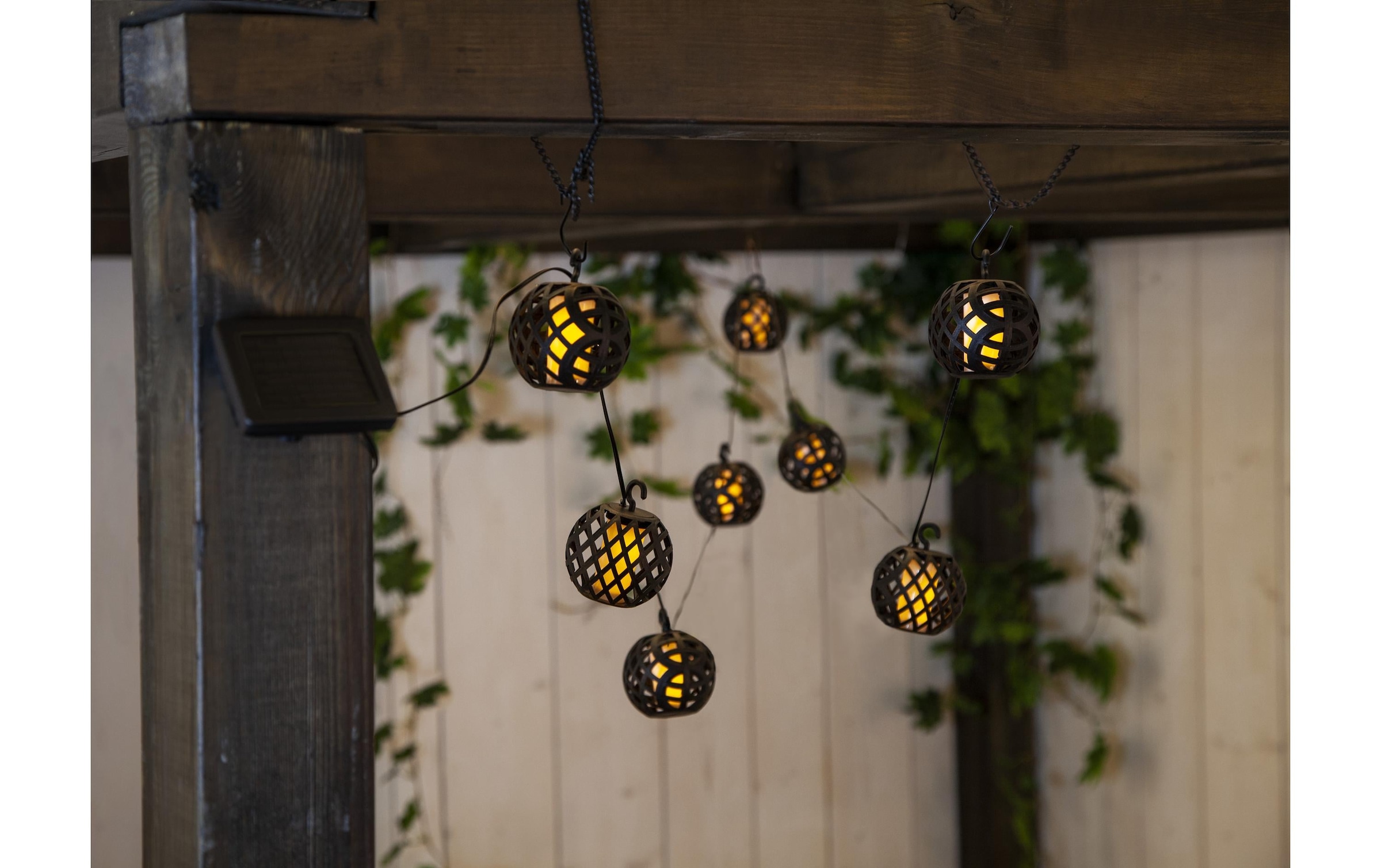 Parforce Traditional Hunting LED-Lichterkette »Star Trading Solar«, 8 St.-flammig
