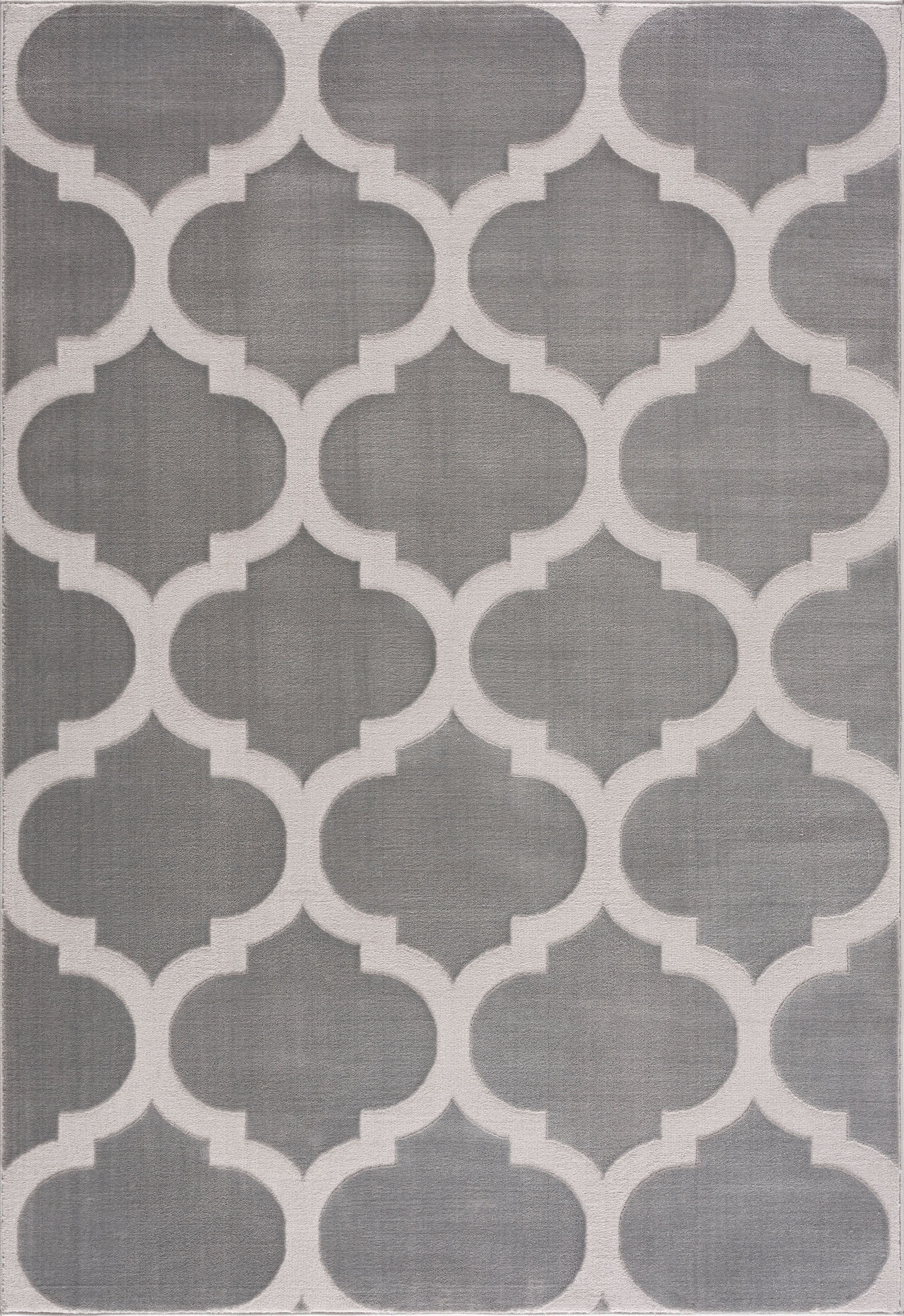 Home affaire Teppich »Fenris«, rechteckig, 12 mm Höhe, Konturenschnitt, 3D-Design, flacher Teppich, Kurzflor, weich, elegant