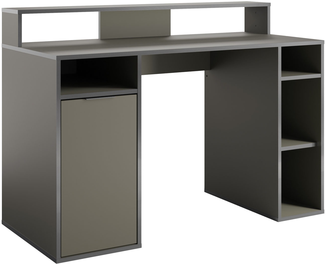 Home affaire Schreibtisch »Orem« Gamingtisch mit Tür und Monitoraufsatz, Breite 125 x 55 cm