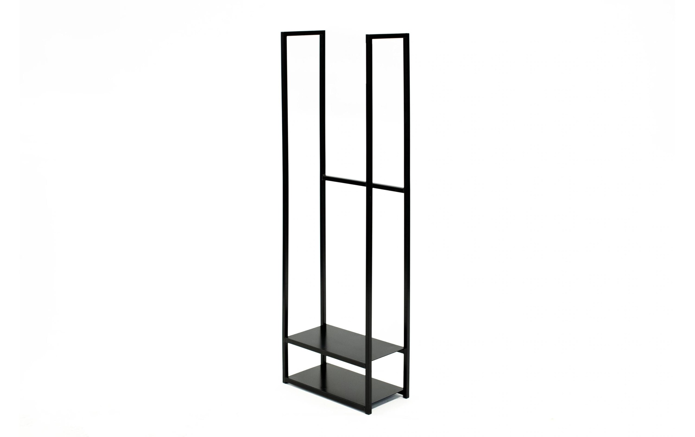 WESTMANN Kaminholzregal »Porthos« schwarz, BxTxH: 40x20x120cm
