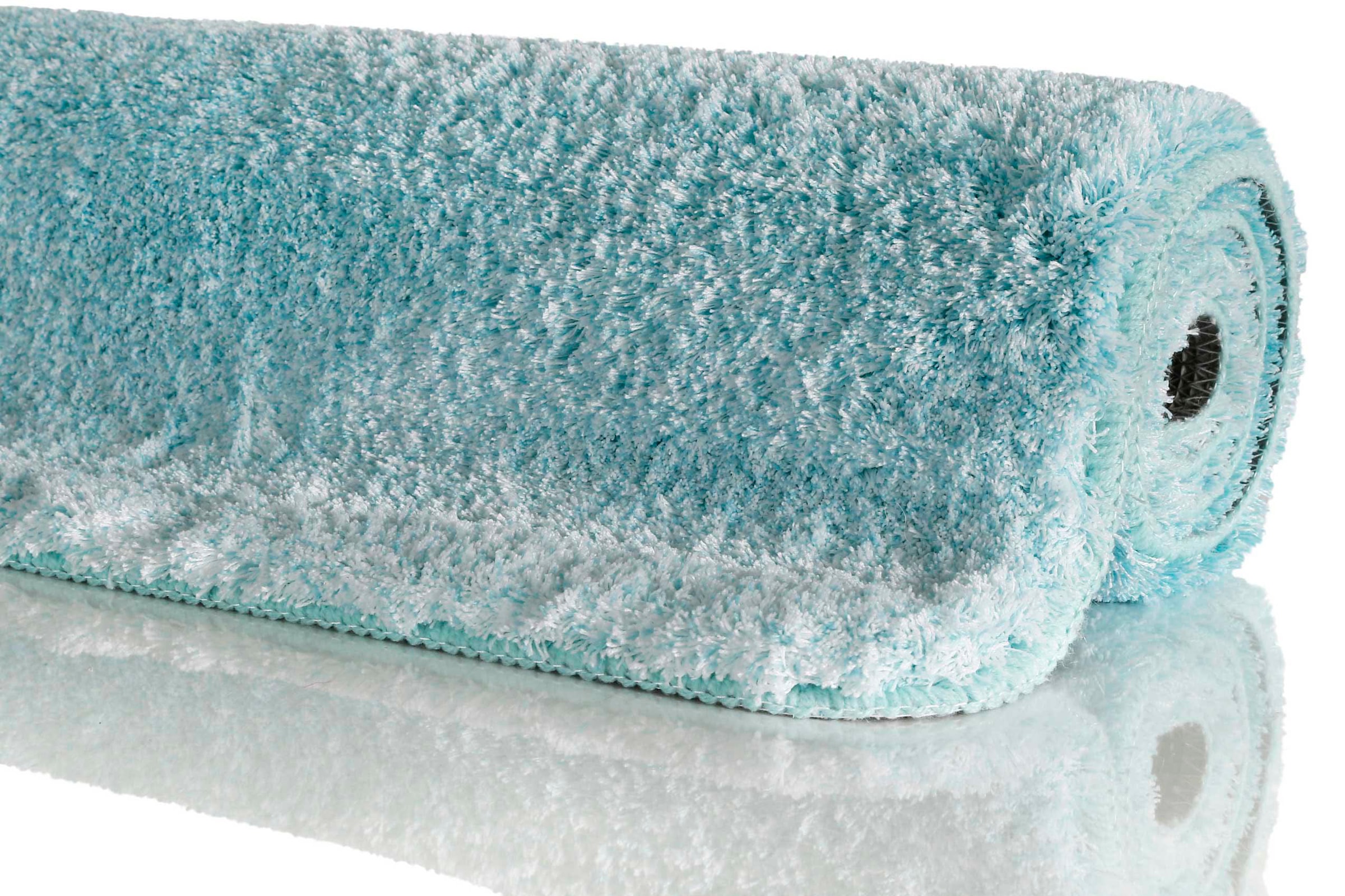 Wecon home Basics Badematte »Luuk WB-2705«, Höhe 25 mm, rutschhemmend beschichtet, fussbodenheizungsgeeignet-schnell trocknend, trendiger Farbverlauf, waschbar, weicher Badezimmerteppich