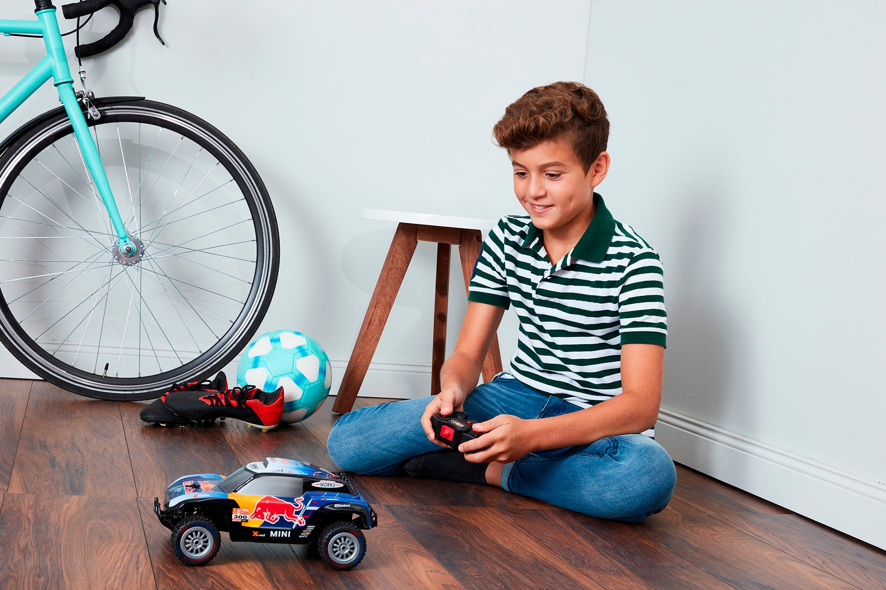 Happy People RC-Buggy »Mini Cooper JCW X-Raid Red Bull« mit Fernbedienung