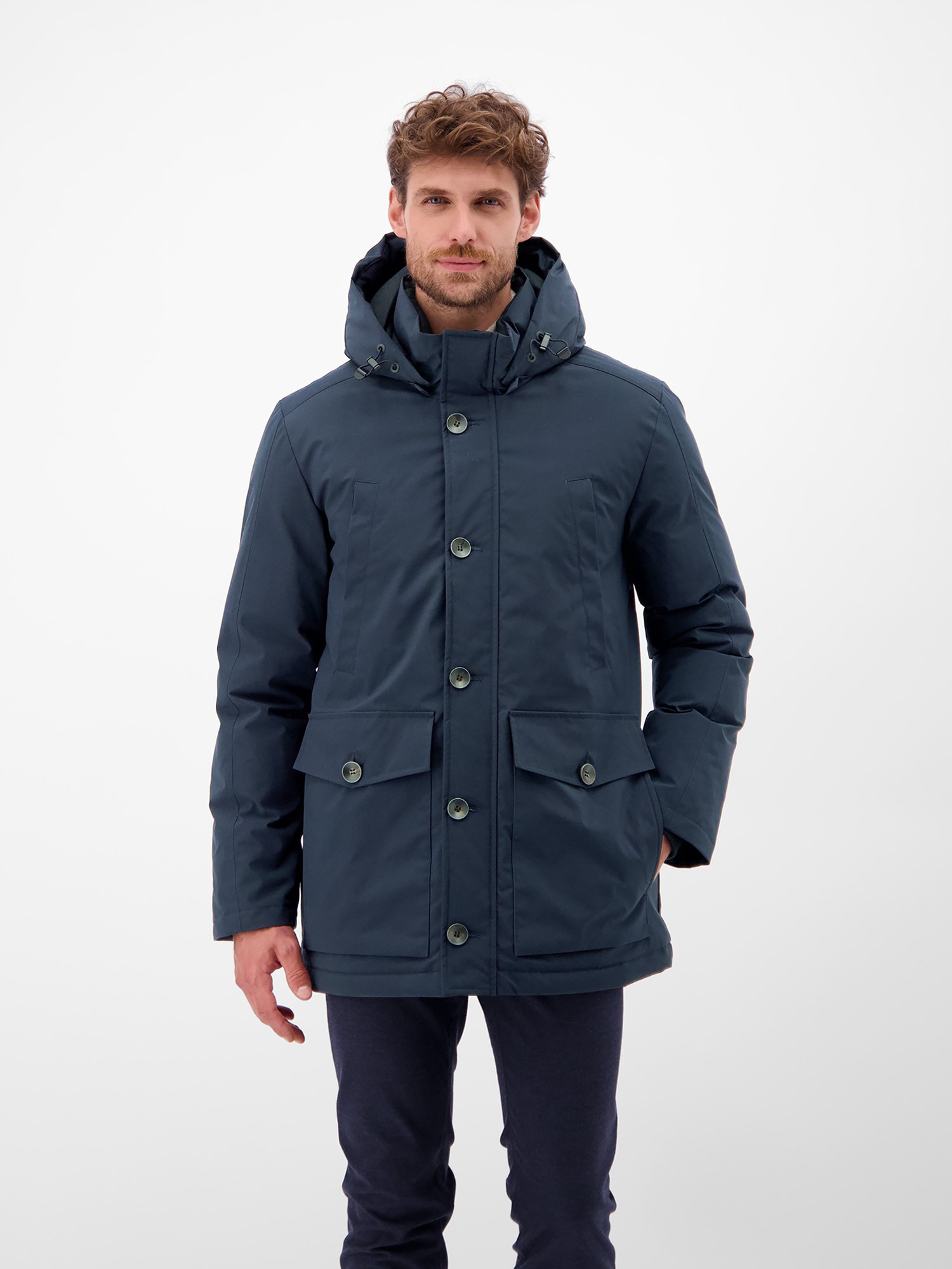LERROS Manteau d'hiver »Herren Wintermantel mit Kapuze«