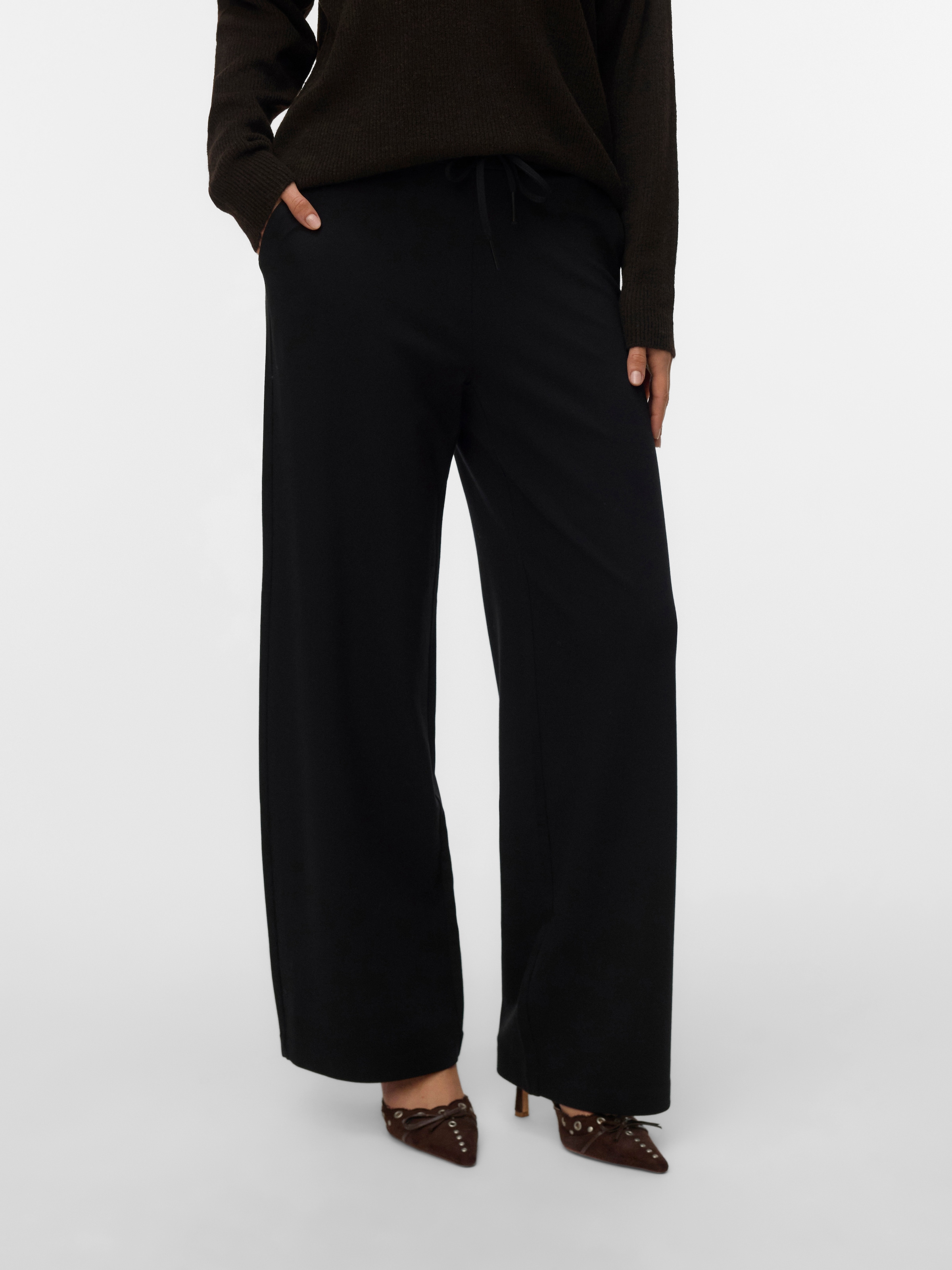 Image of Vero Moda Schlupfhose "VMEVA MW WIDE STRING PANT NOOS"