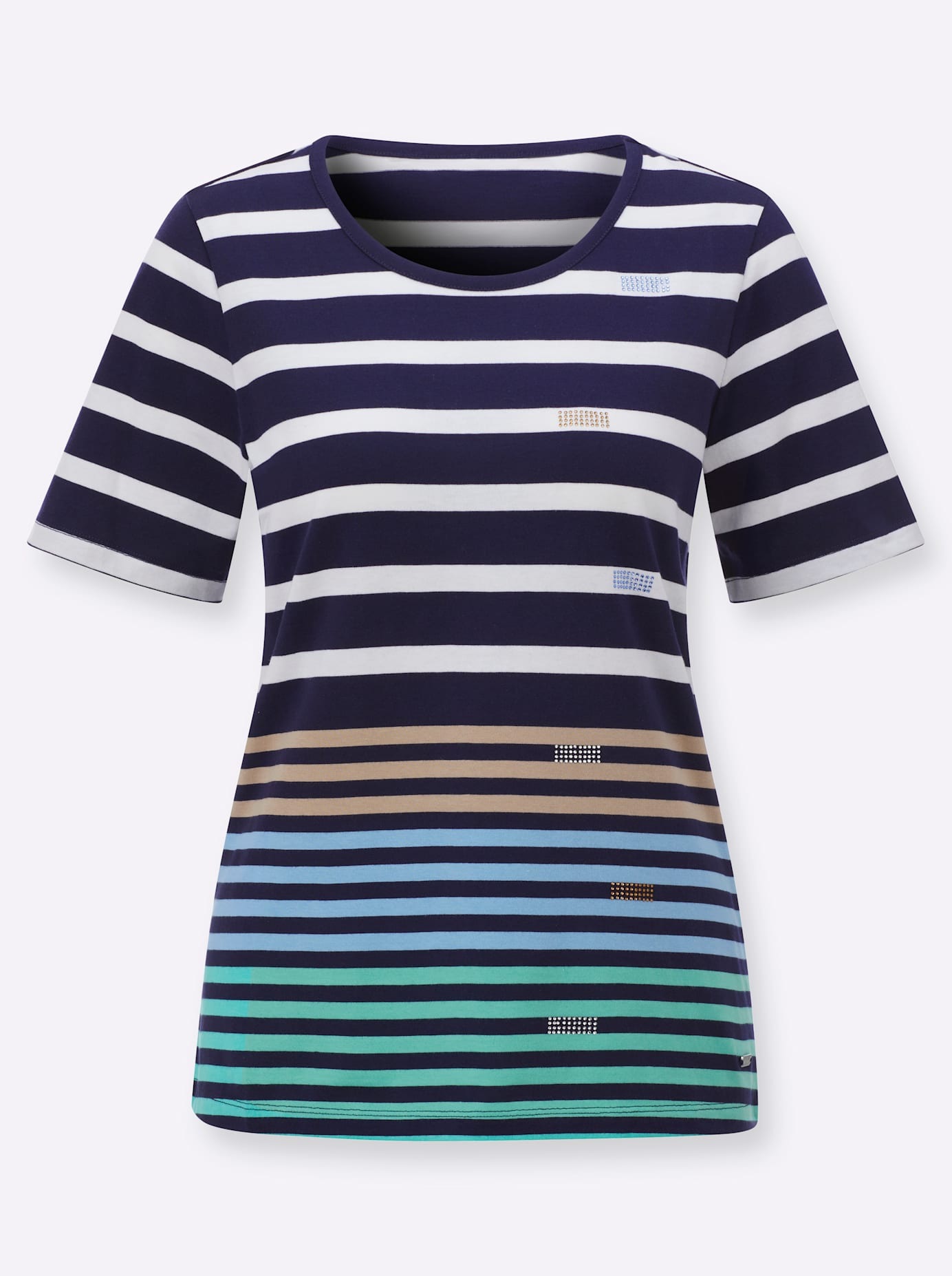 Casual Looks T-shirt à manches courtes »Ringelshirt« 1 pièces