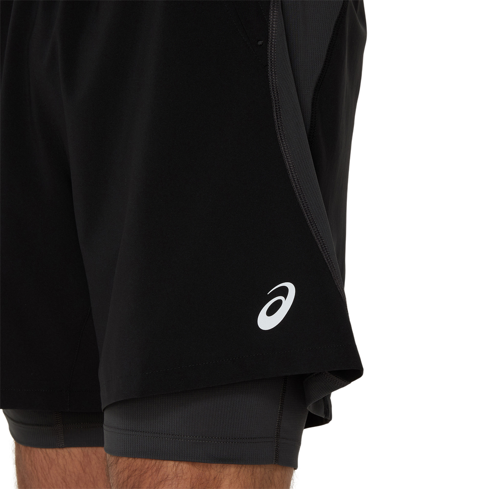 Asics Laufshorts »ROAD 2-N-1 7IN SHORT«  2-in-1 Design, mit Eingrifftaschen, sportlicher Stil