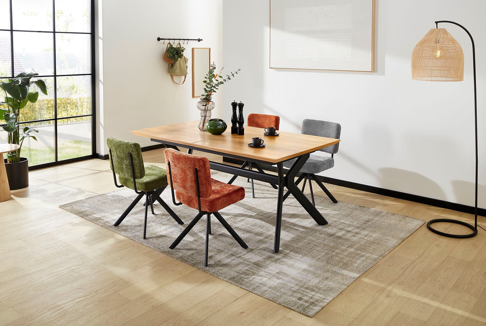 Jockenhöfer Gruppe Chaise pivotante »Gloria (Set, 4 St.)« (Ensemble) 4 cuisinclut fonction pivotante (360°), ressorts ensachés, supporte jusqu’à 150kg