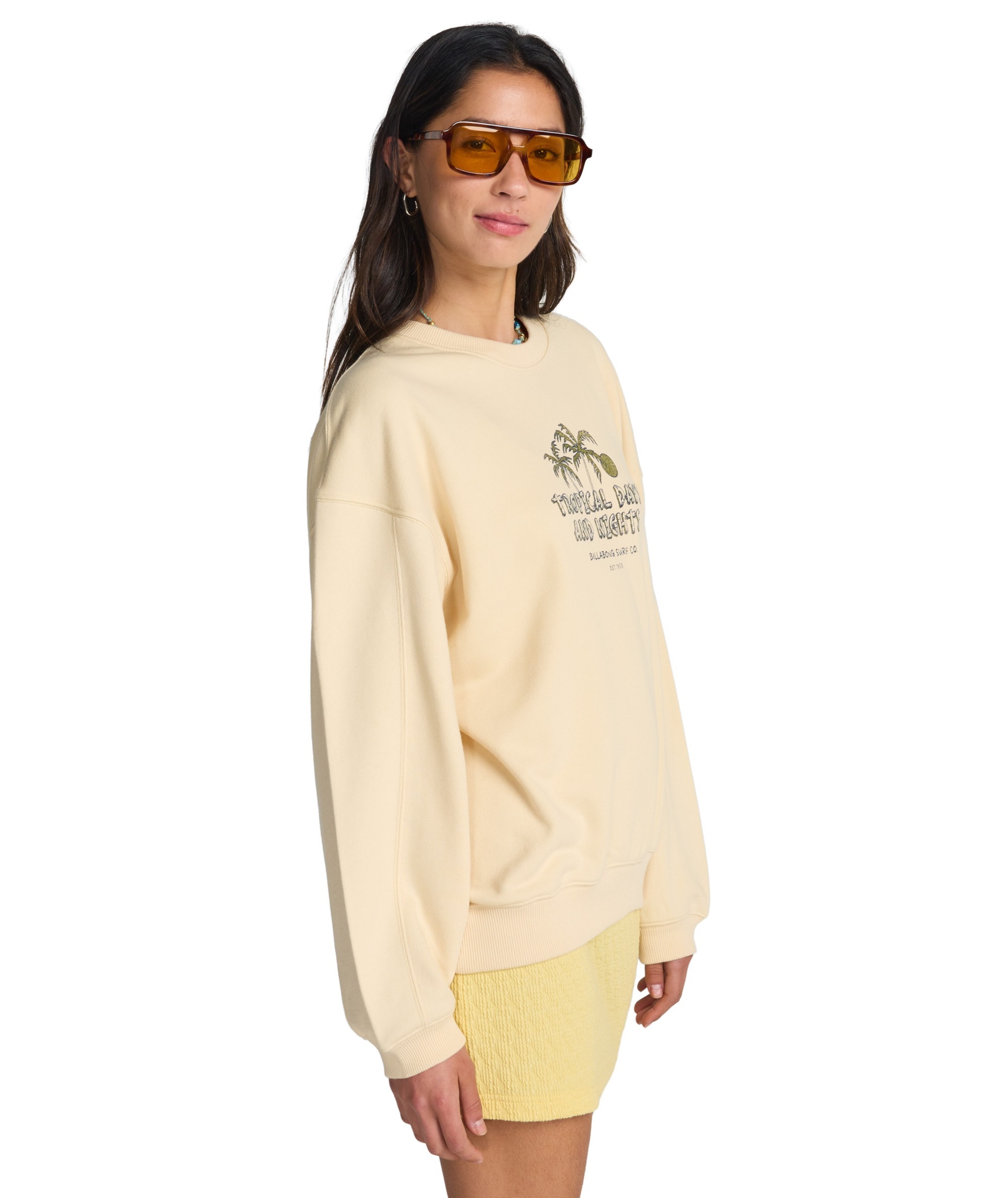 Billabong Sweatshirt »ALL THE DAYS KENDALL«, sportlicher Stil, Drucke vorn und hinten, hoher Baumwollanteil
