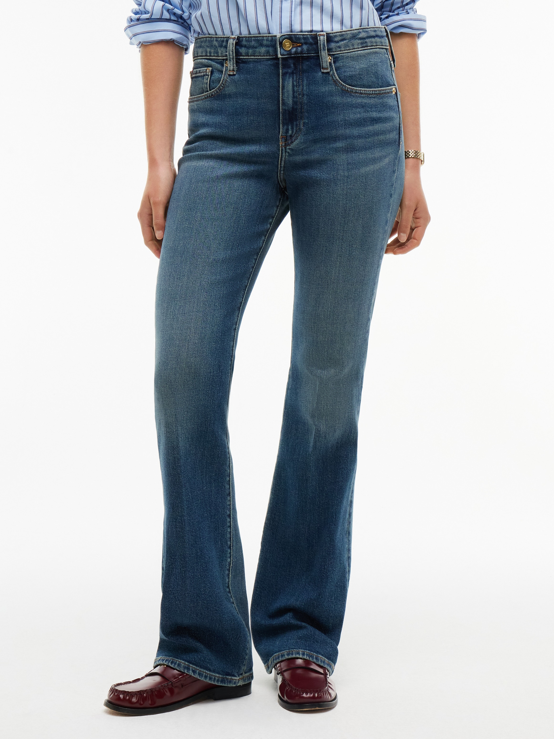 Image of Tommy Hilfiger Bootcut-Jeans "SKYE MID RISE BOOTCUT ESSENTIAL" Baumwollmischung, mid waist
