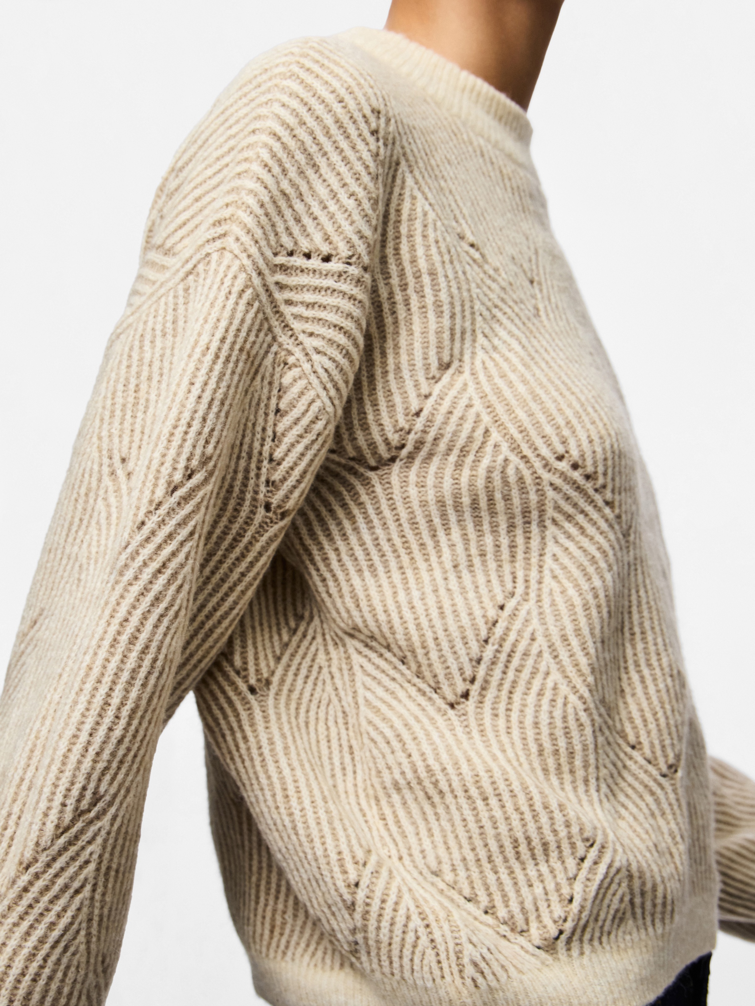 pieces Pull à col rond »PCJENNA LS O-NECK KNIT NOOS BC«