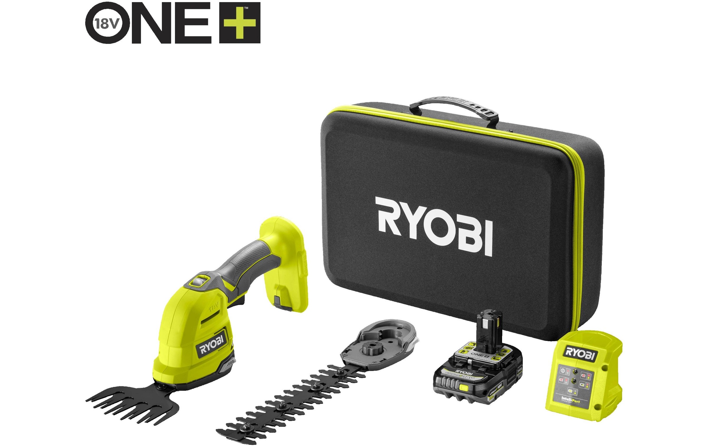 Image of RYOBI Akku-Gras- und Strauchscherenset "RYOBI RY18GSA-120T Set" (Set, )