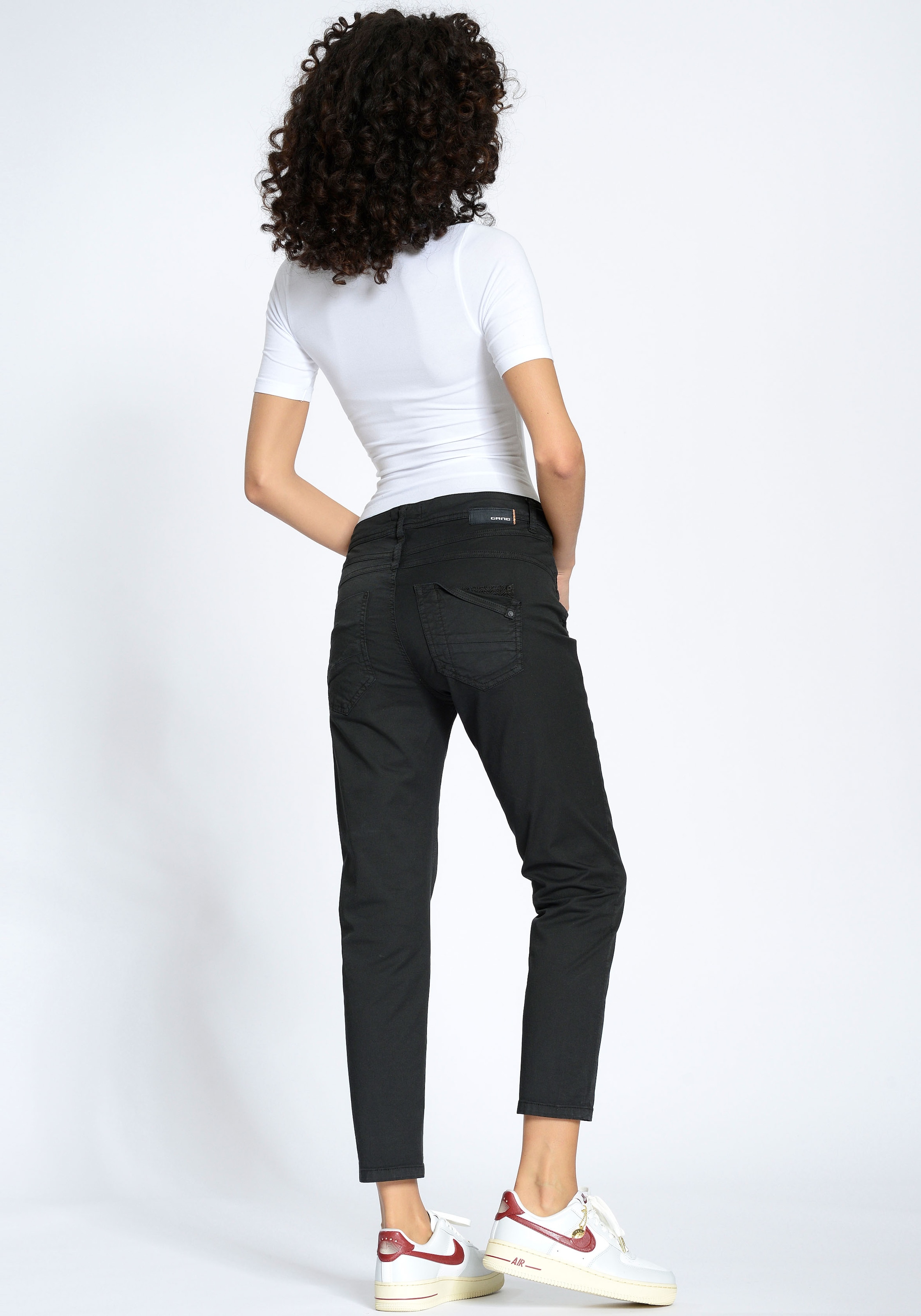 GANG 5-Pocket-Hose »94AMELIE CROPPED«, mit doppelter Passe und doppelter, rechter Gesässtasche