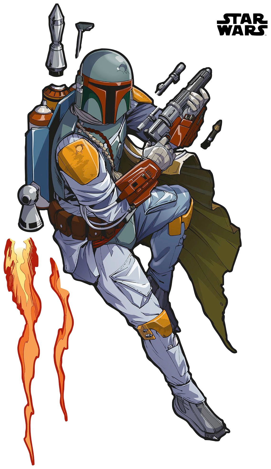 Image of Komar Vliestapete »Star Wars XXL Boba Fett«, bedruckt-Comic-Retro, 127 x 200 cm (Breite x Höhe) bei Ackermann Versand Schweiz