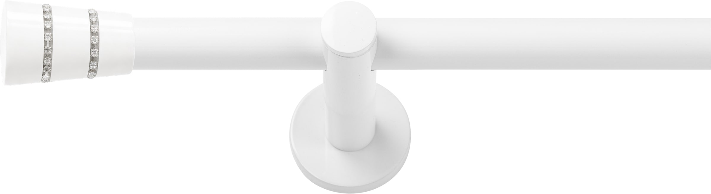 SN DECO GROUP Gardinenstange »Gardinenstange Rennes Ø 19 mm, 1-läufig, Fixmass, verschraubt« Ø 19 mm Fixmass;kürzbar