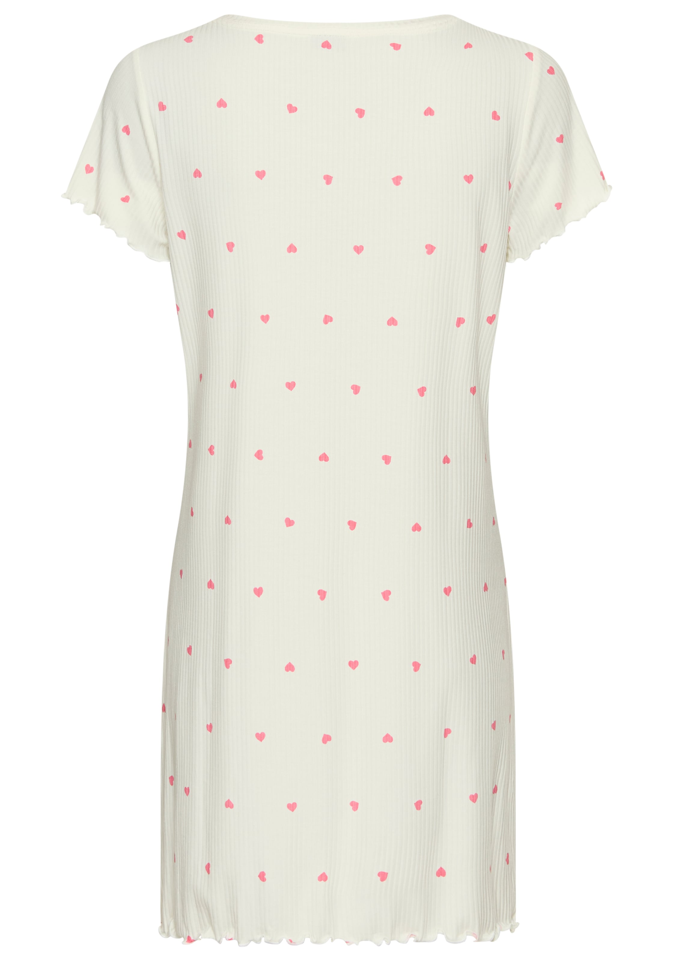 Vivance Dreams Nachthemd 1-teilig,  mit süssem Herzchendruck