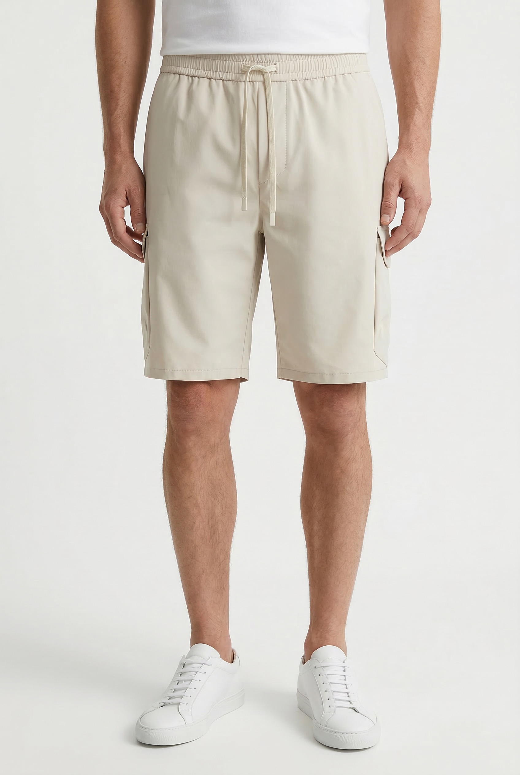 Image of BOSS GREEN Shorts "S Urbanex-Cargo" mit Cargotaschen Cargohose Stretchhose Businesshose Anzughose