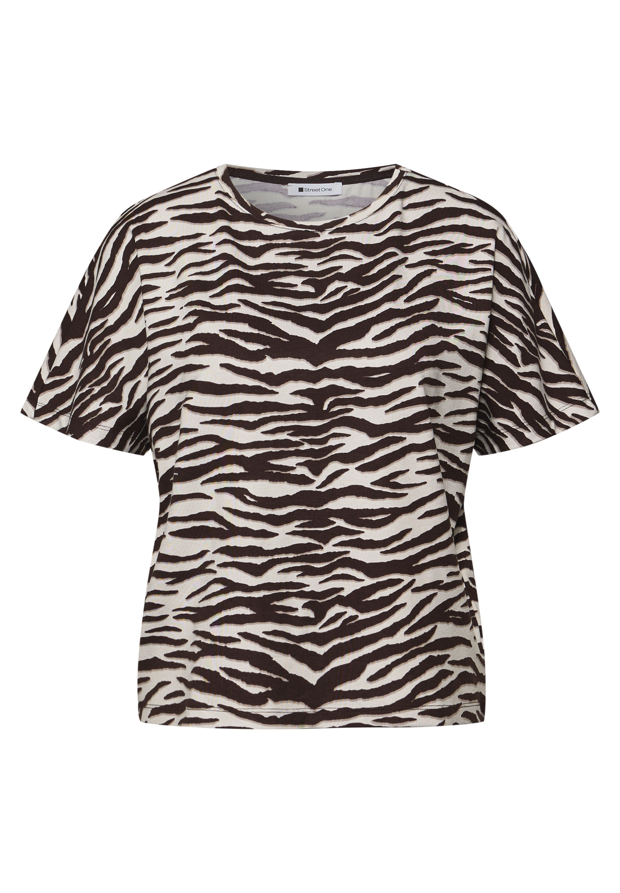 STREET ONE T-shirt avec imprimé zèbre