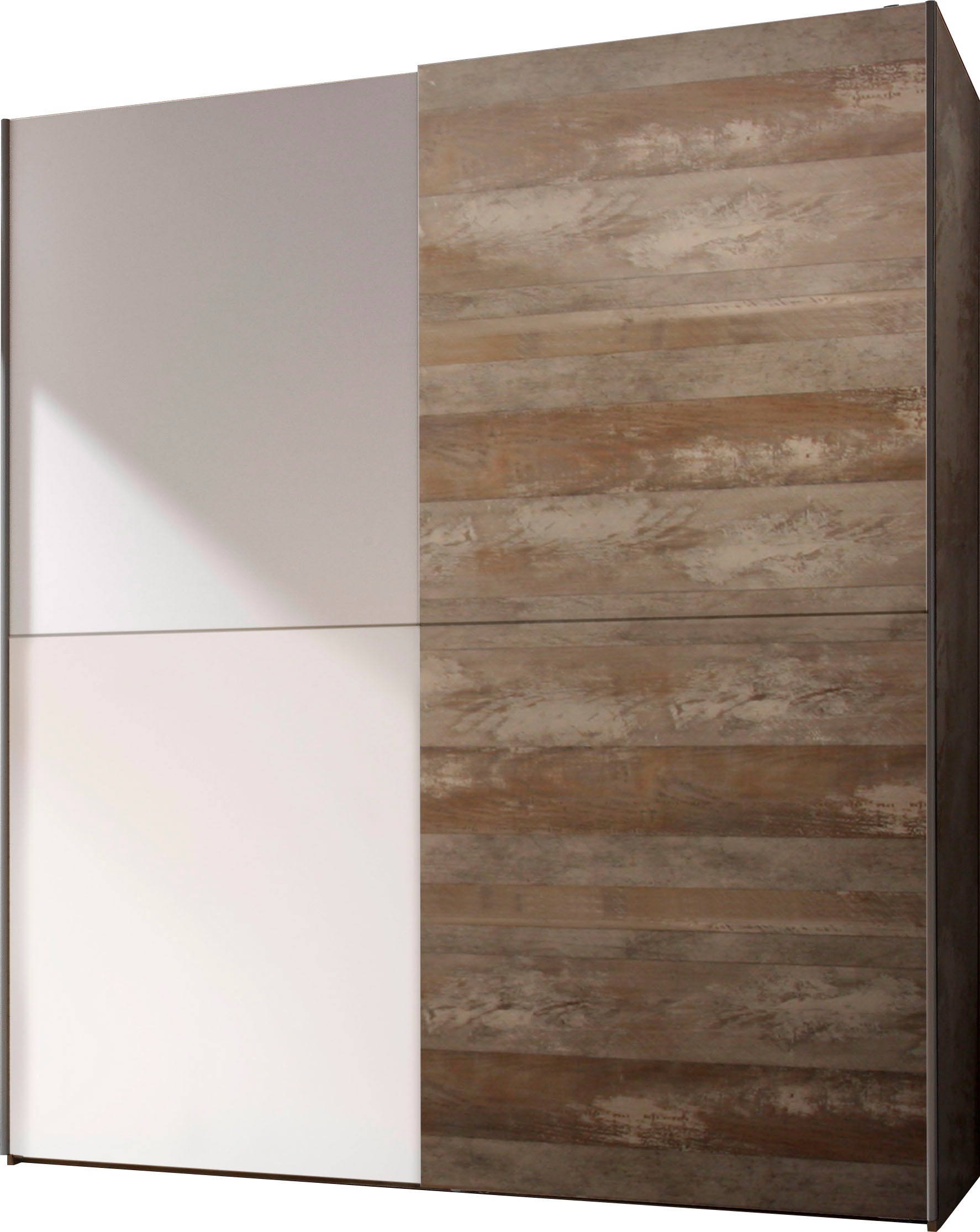 Image of Begabino Schwebetürenschrank »Moon«, im modernen Dekor Driftwood bei Ackermann Versand Schweiz