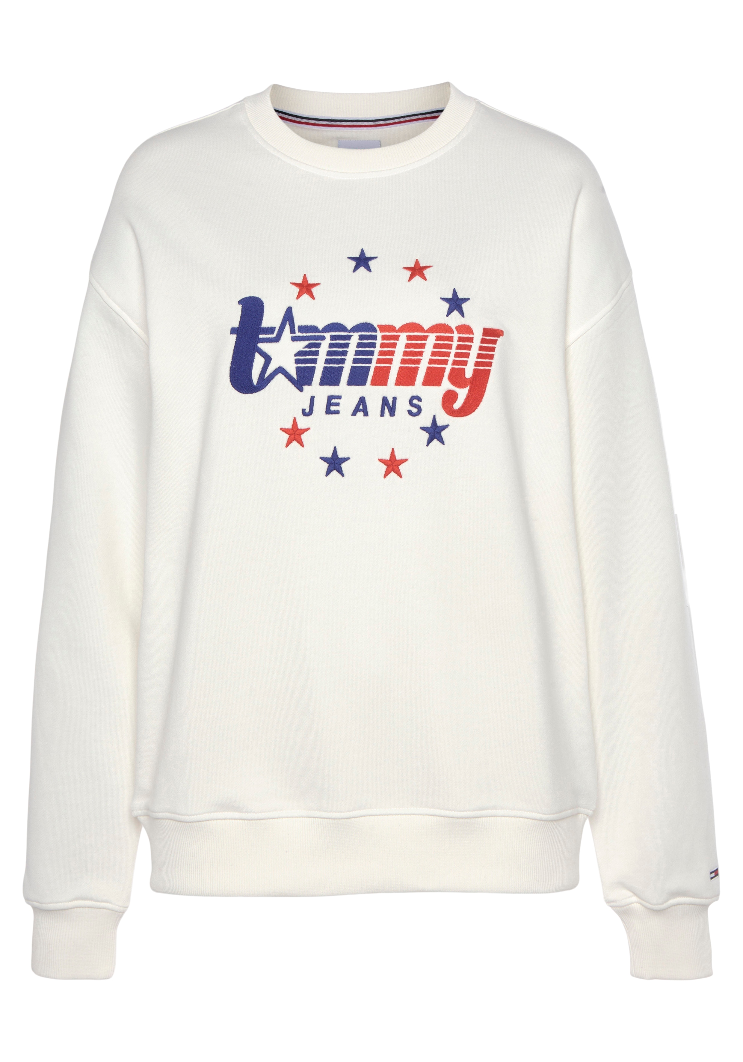 Tommy Jeans Sweatshirt »TJW RELAXED TOMMY STARS CREW«, mit aufgesticktem Logodesign-Tommy Jeans 1