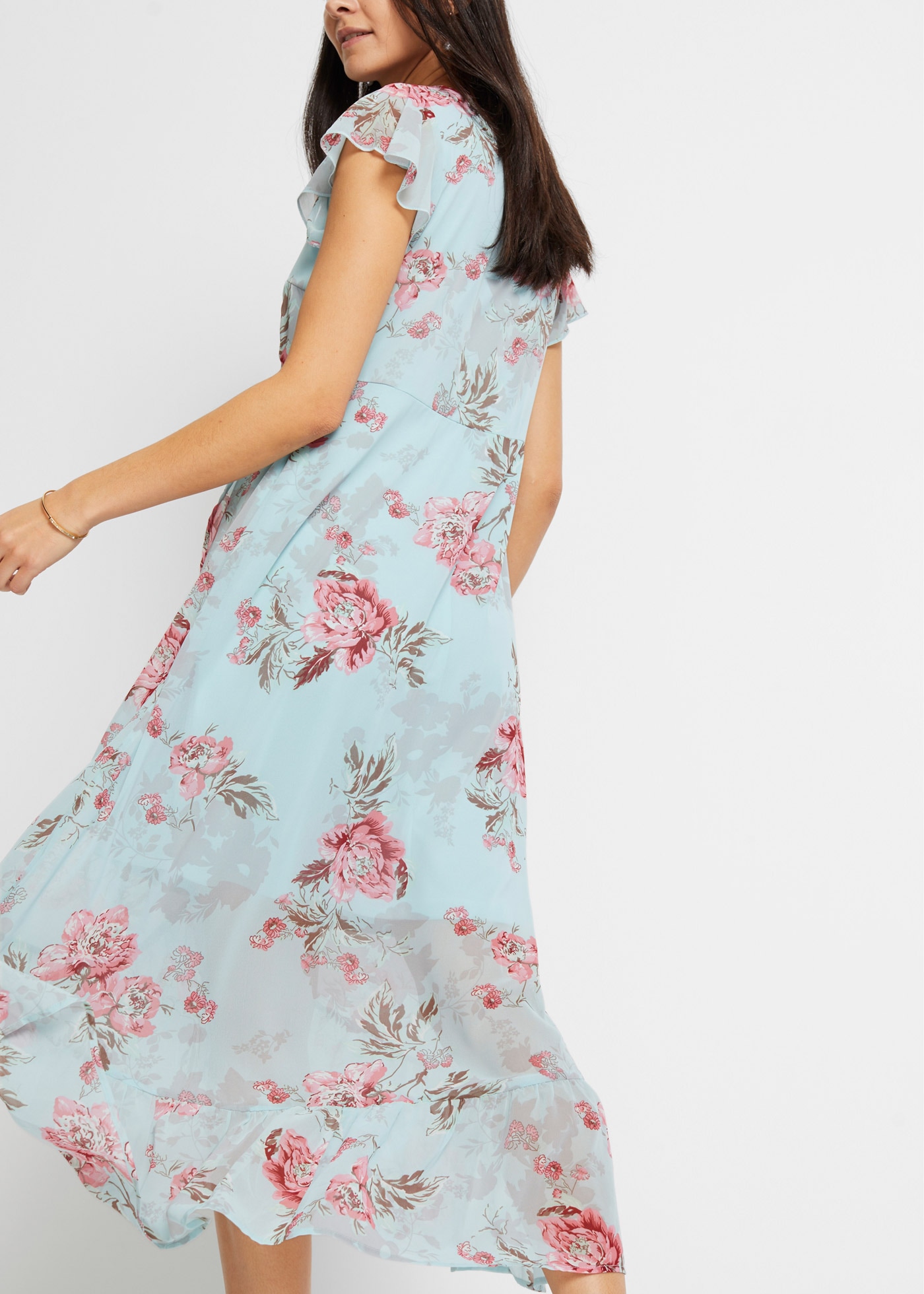 bonprix Robe en mousseline de soie Chiffonkleid