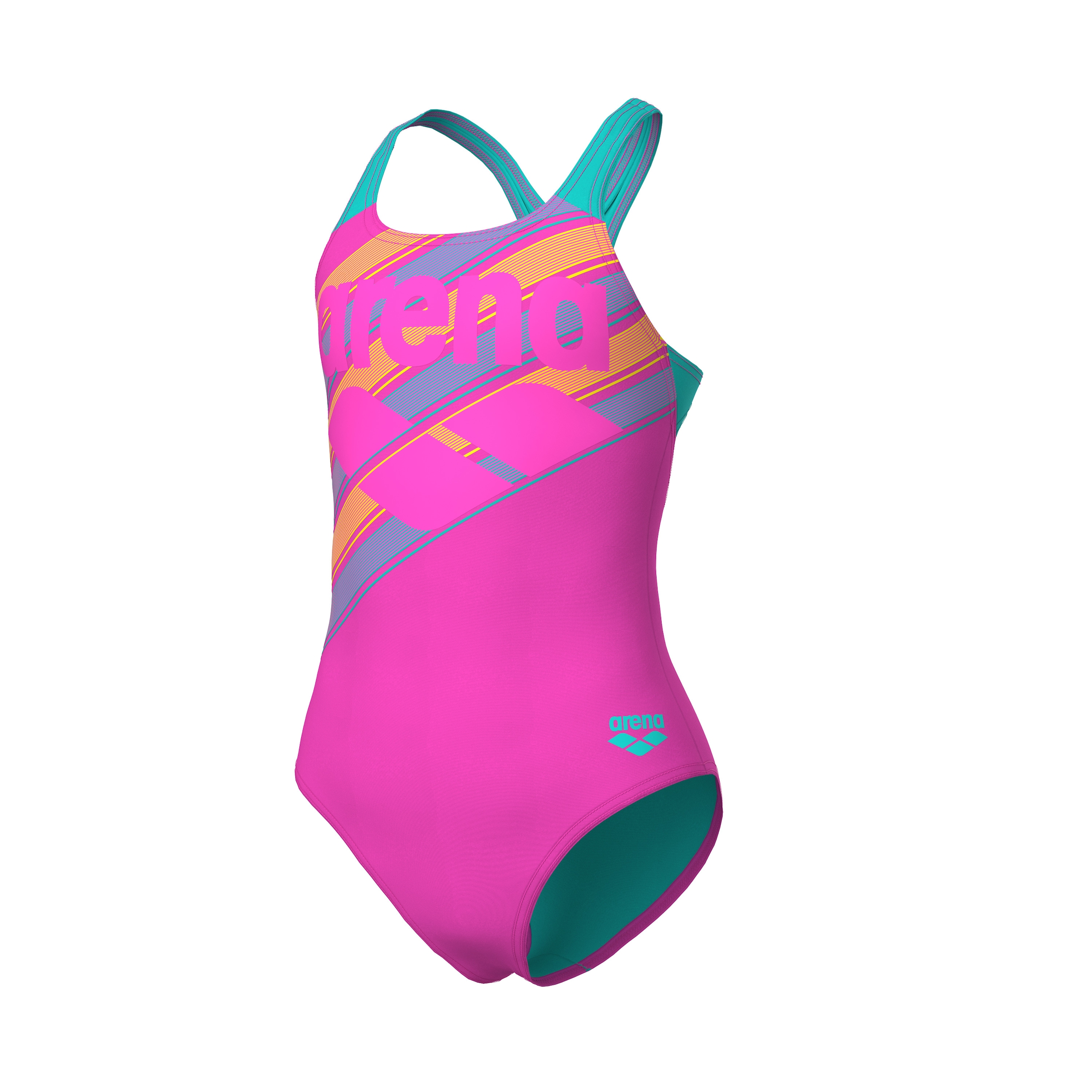 Image of Arena Badeanzug "G ARENA LINES SWIMSUIT SWIM PRO BACK L" UV-Schutz UPF 50+