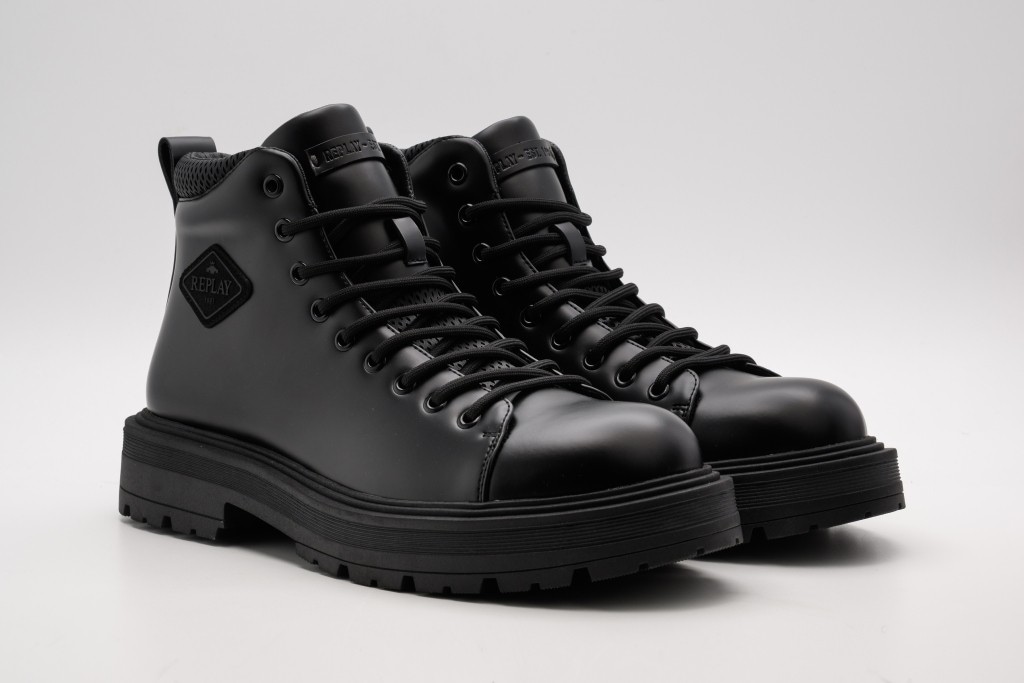 Image of Replay Schnürstiefelette "OBLIVION CLIMB" Schnürboots mit seitlichem Logo