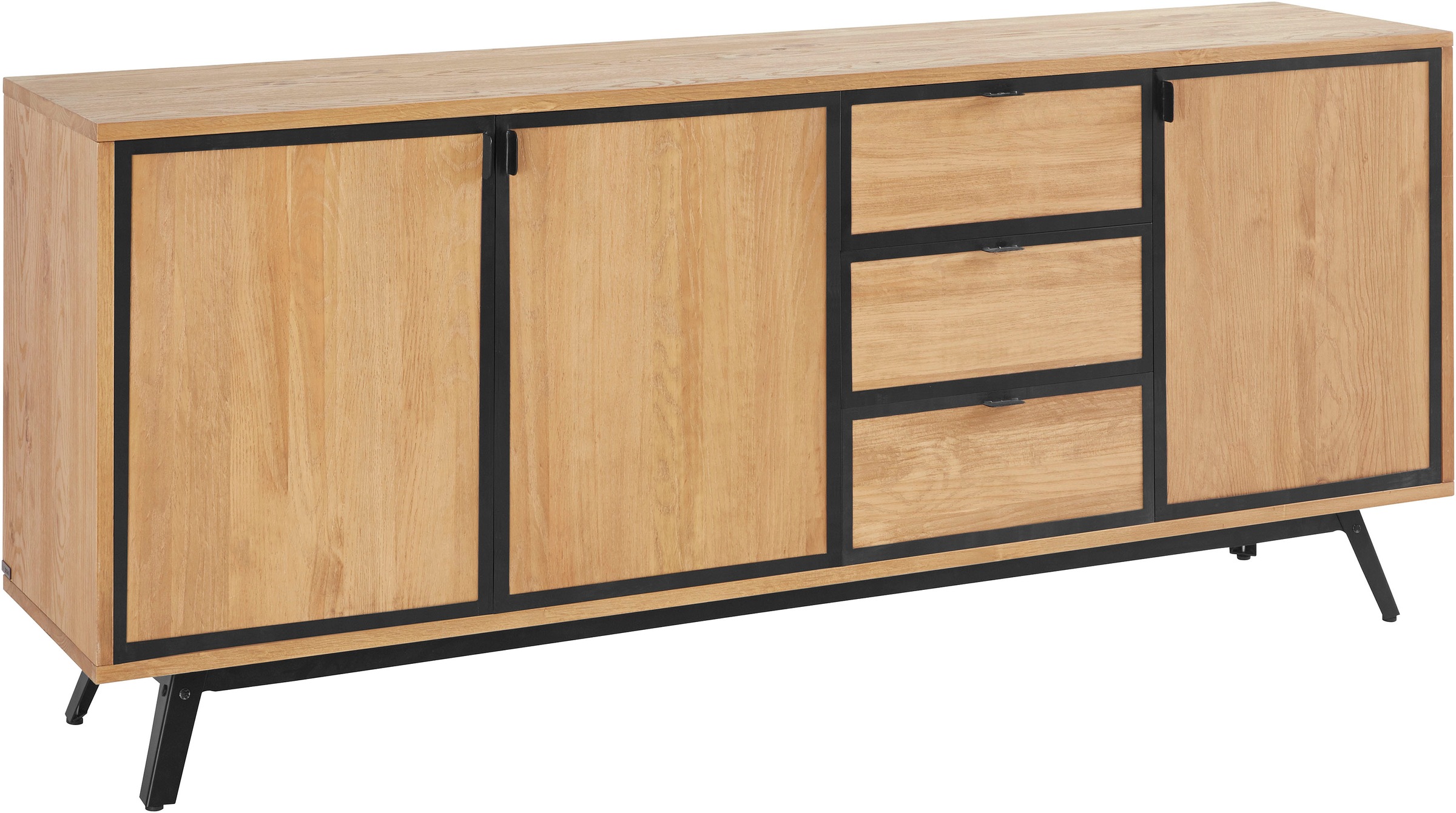 Image of GOODproduct Sideboard "Malu" Kommode mit Magnetverschluss an den Türen, aus massivem Kiefernholz