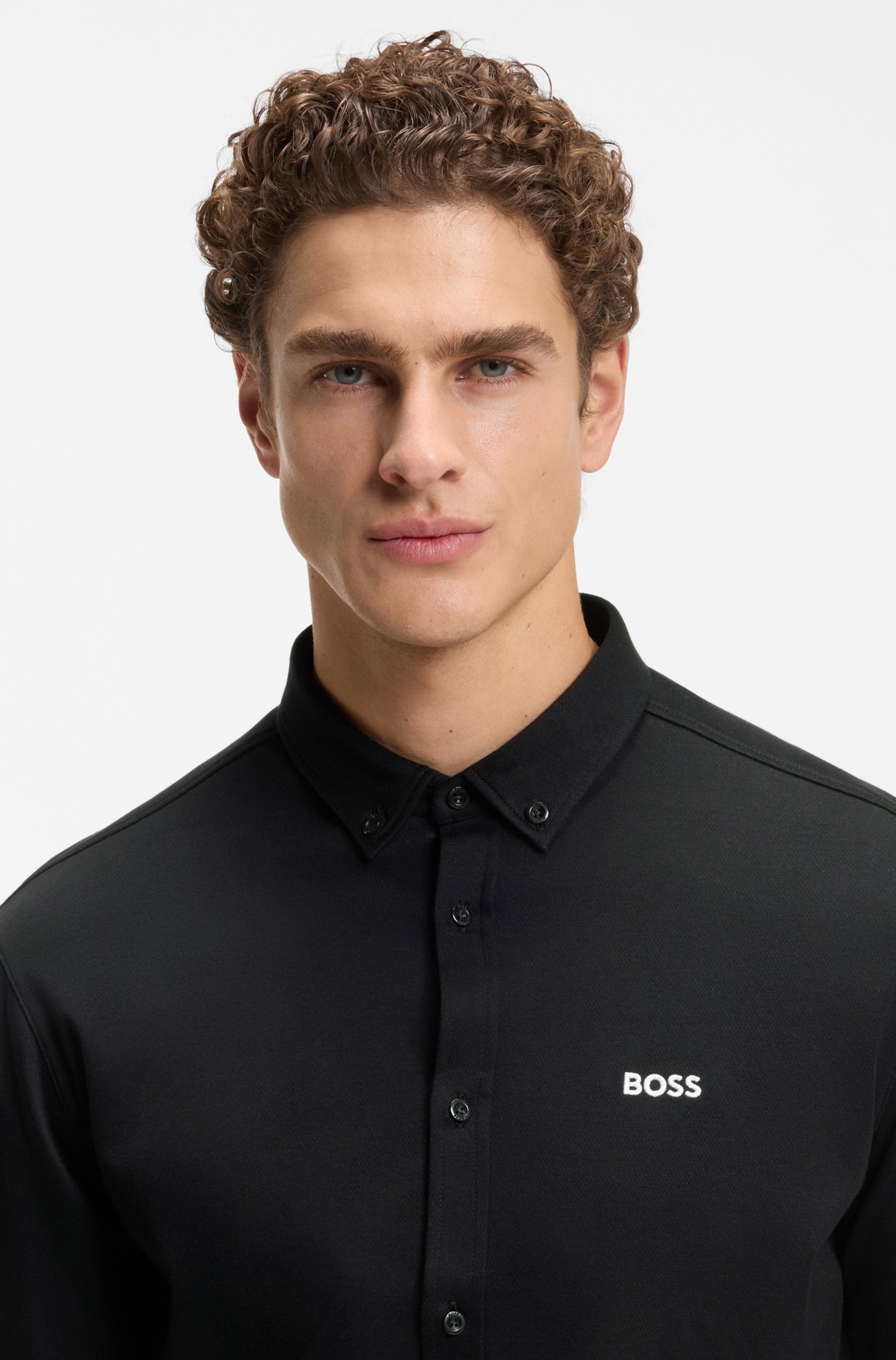 BOSS GREEN Chemise à manches longues »B MOTION L« avec impression logo
