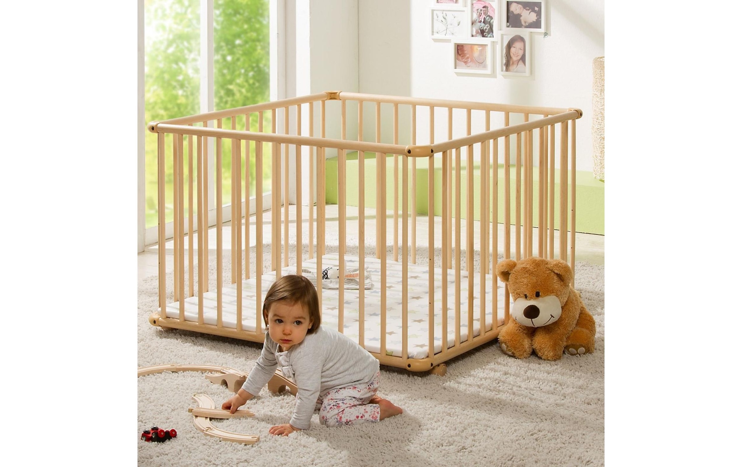 Geuther Laufgitter »auf Rollen Belami Plus Nature«