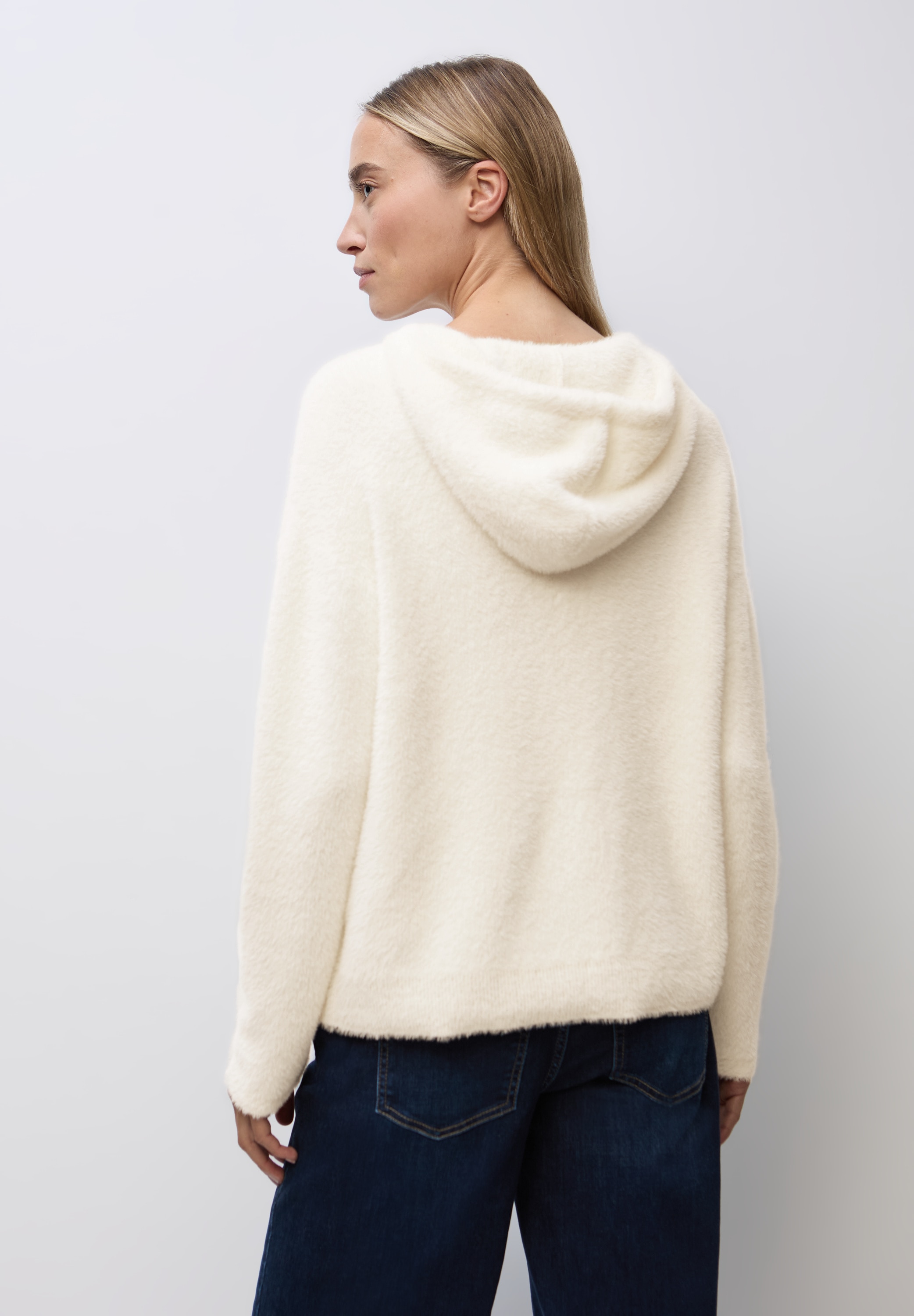 STREET ONE Kapuzenpullover aus softer Federgarn-Qualität