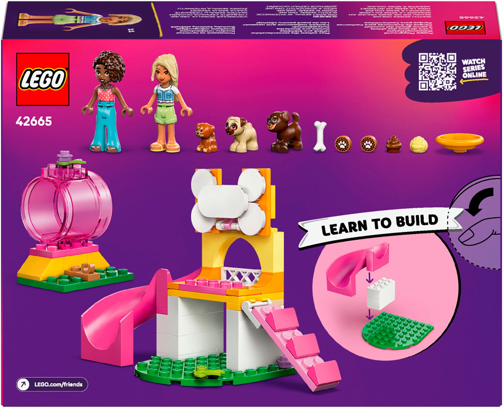 LEGO® Konstruktionsspielsteine »Welpenspielplatz (42665), LEGO Friends« Made in Europe