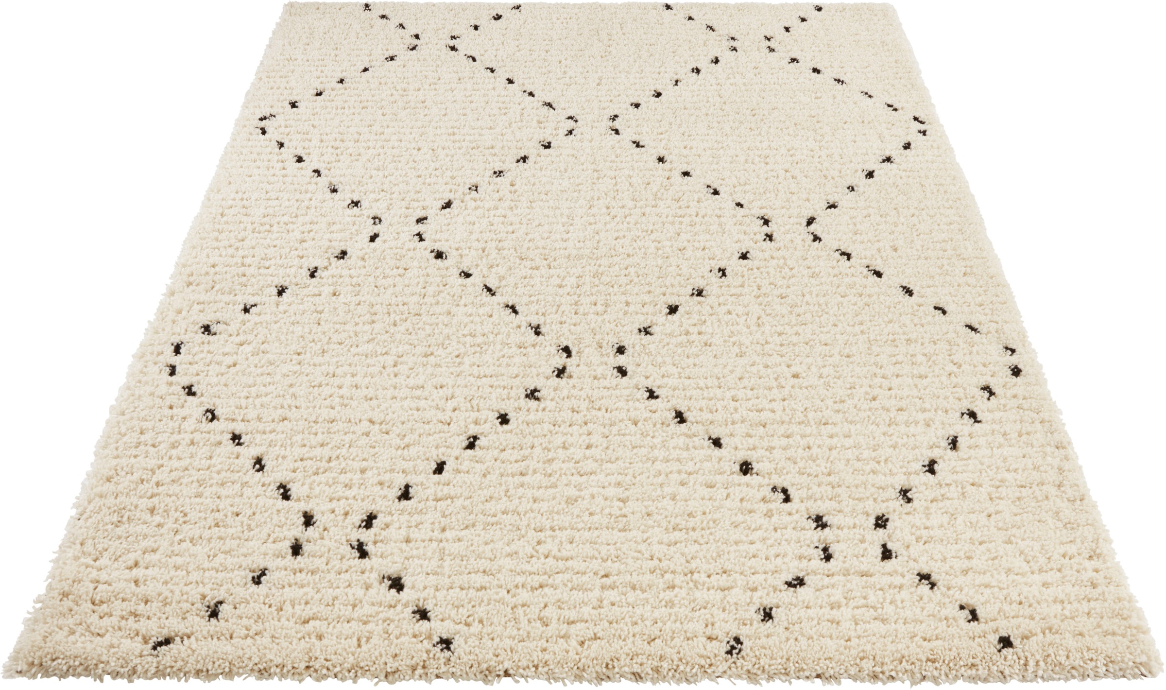 Image of MINT RUGS Hochflor-Teppich »Basay«, rechteckig, 35 mm Höhe, sehr weicher Flor, Boho Design, Wohnzimmer, Schlafzimmer, Robust, Pflegeleicht, Gekettelt bei Ackermann Versand Schweiz