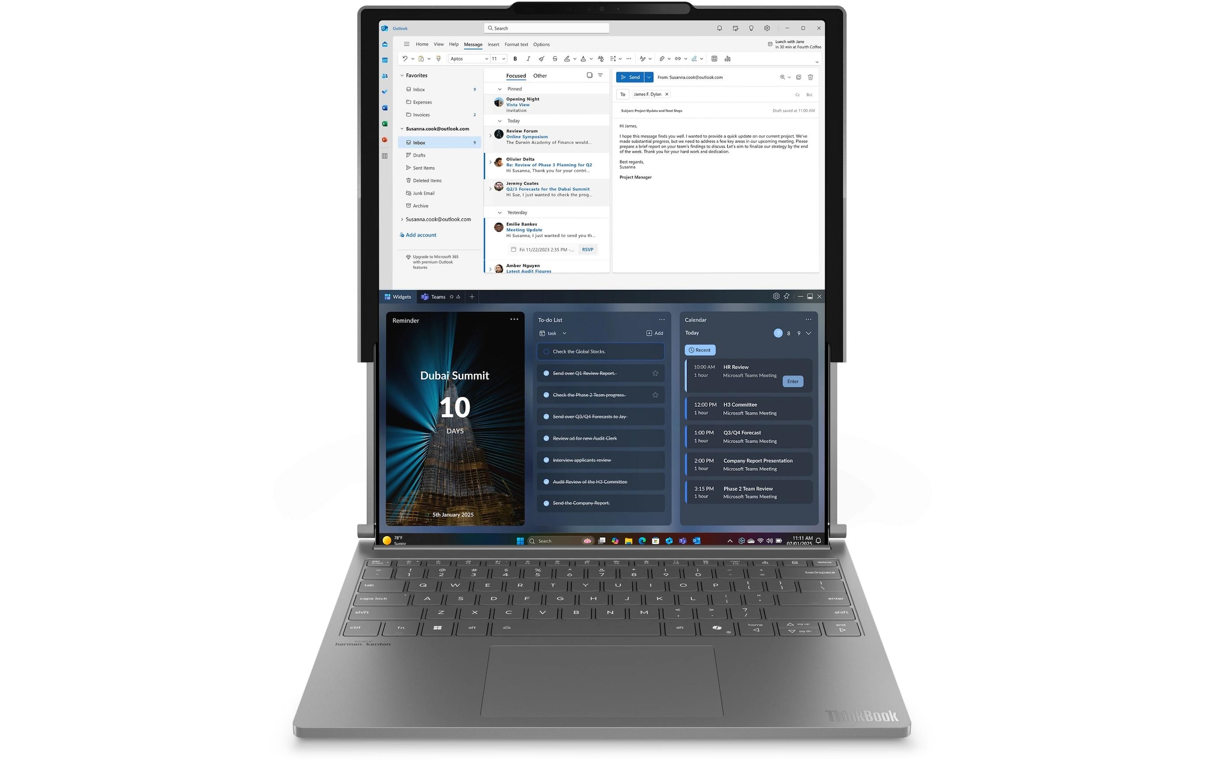 Lenovo Notebook »Plus G6 Rollable Copilot+ PC« / 16,7 ″ Intel Core Ultra 7